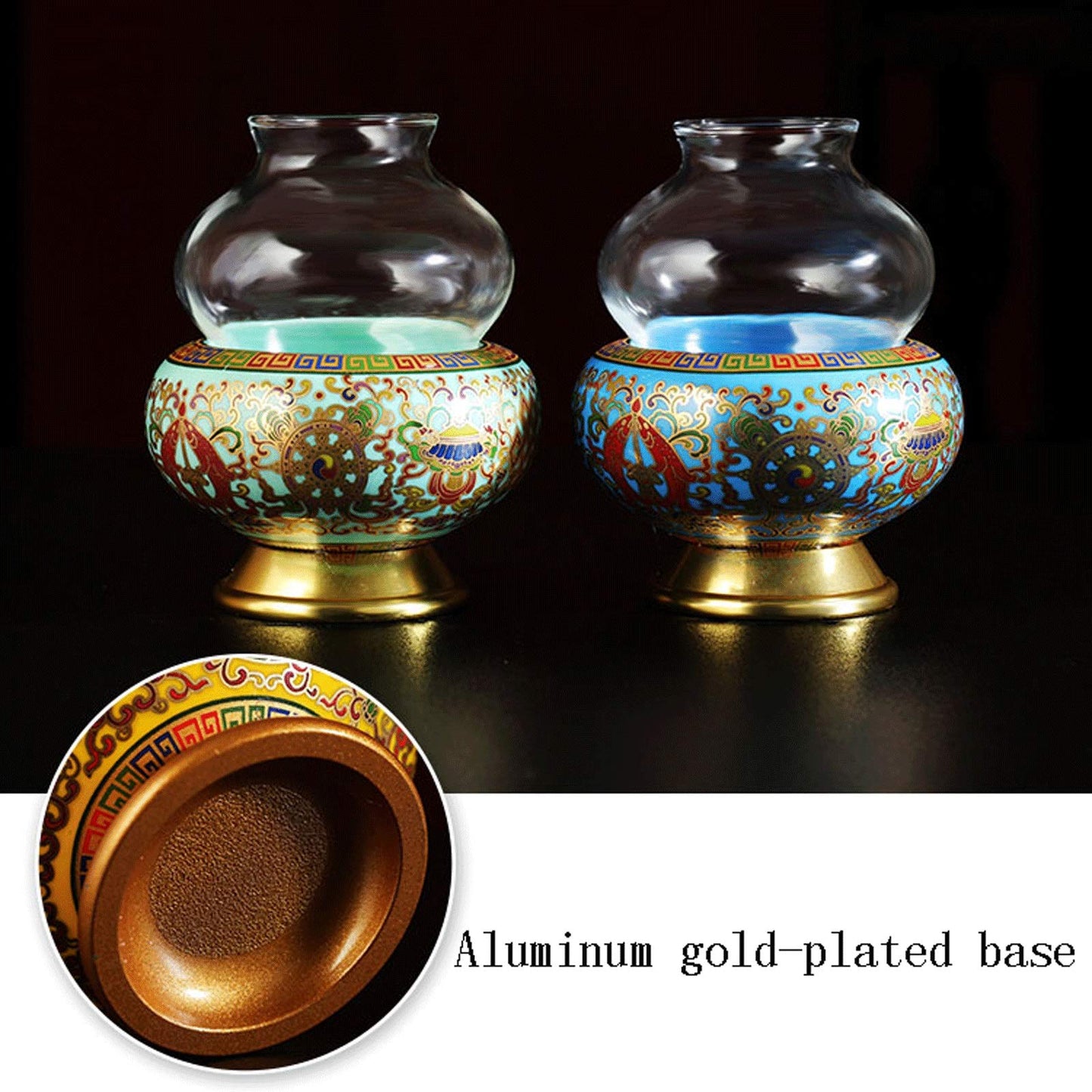 Candle Holderss Exquisite Candle Holder Ceramic Candlesticks with Lampshade , Suitable Gift- Candlesticks Holder for Formal Events, Wedding, Church, Holiday Décor, Halloween Decorative Candlestick