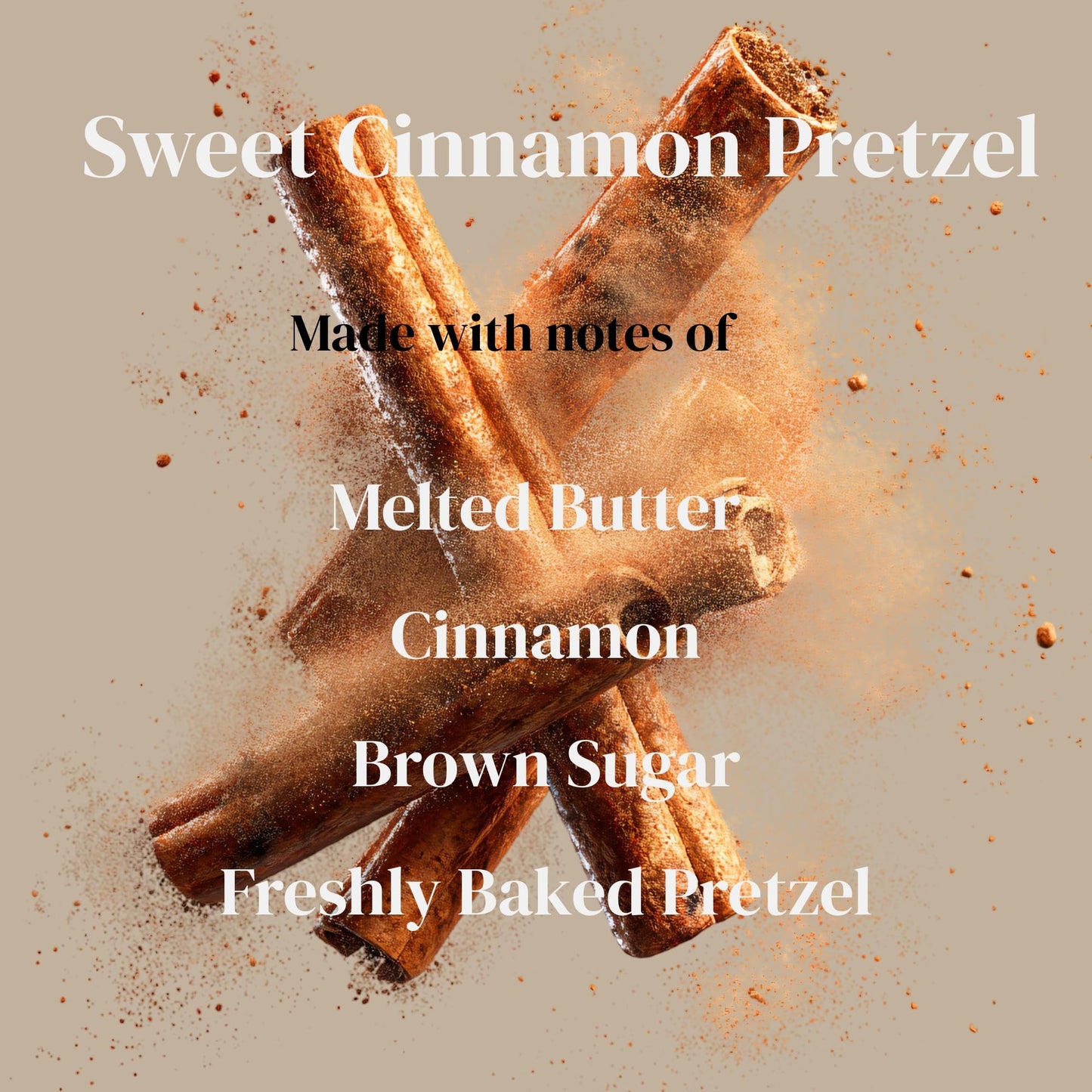 Velvet Apple Ember, Soy Wax Scented Candle, 11.5oz, 3 Wicks (Sweet Cinnamon Pretzel)