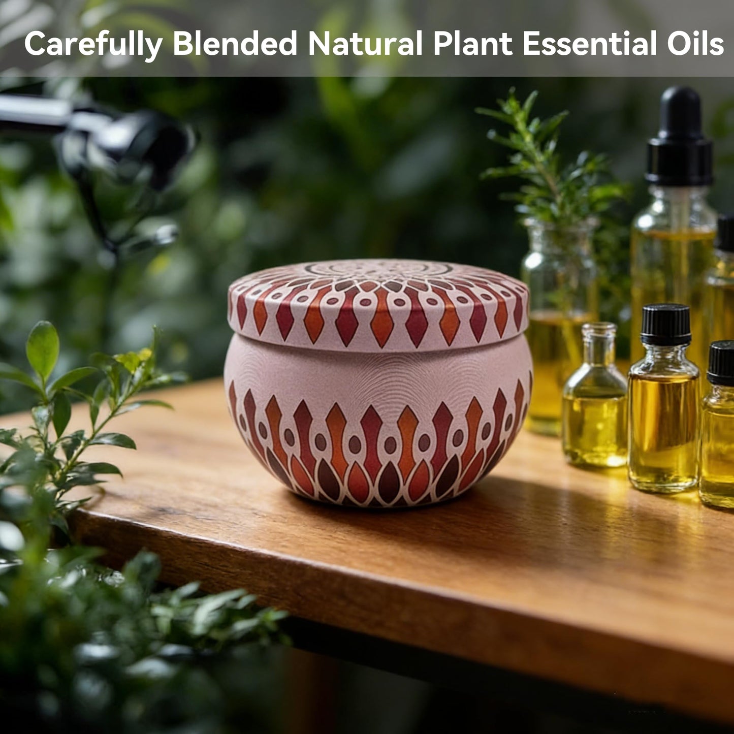 Scented Candles Gift Set, Soy Candles Non Toxic, 8% Essential Oils, 6PCS