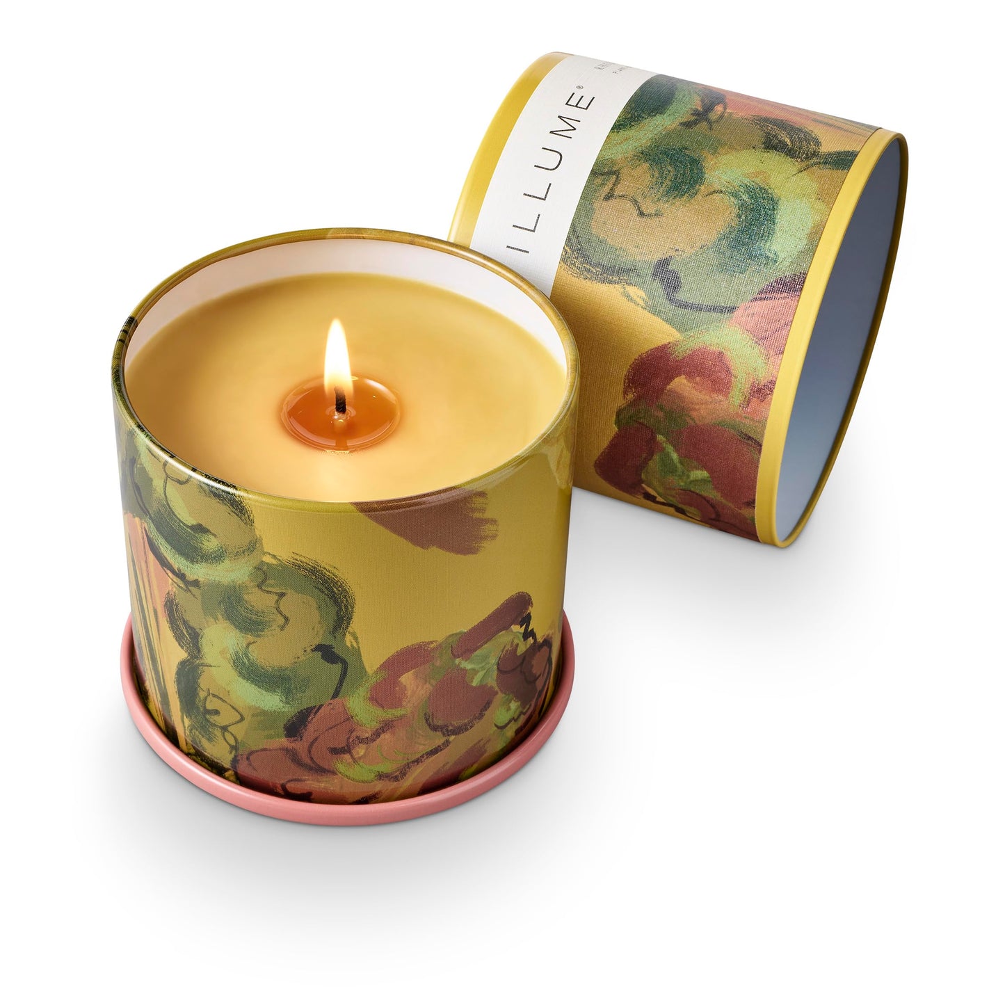 Illume Beautifully Done Rhubarb Honey Vanity Tin Scented Candle