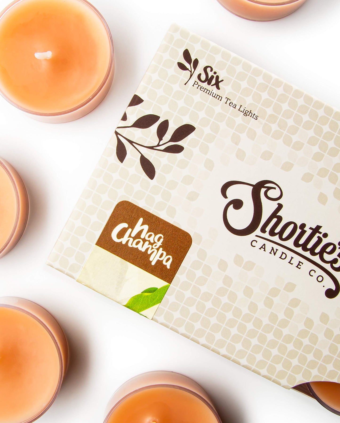 Nag Champa Premium Tealight Candles Multi Pack - Highly Scented with Essential Oils - 12 Brown Tea Lights - Beautiful Candlelight - Made in the USA - Incense & Earth Collection
