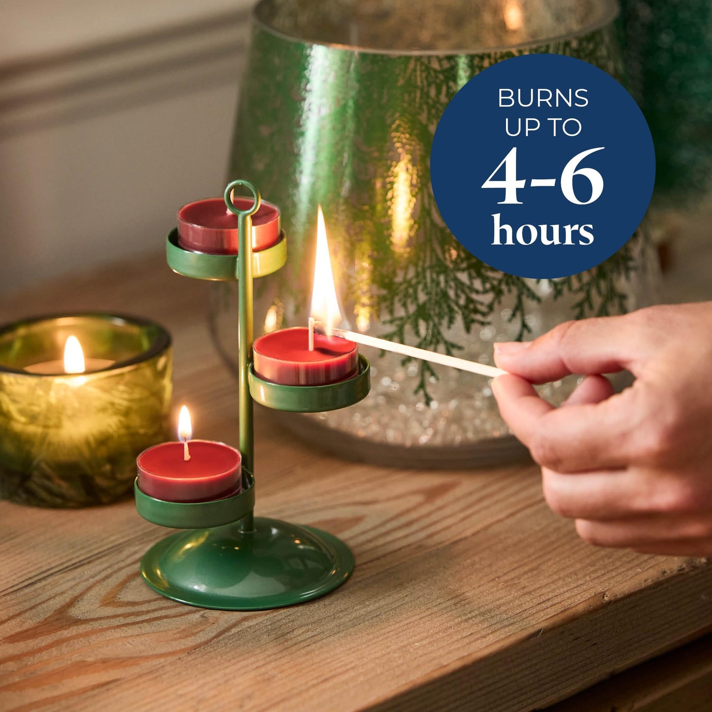 PartyLite Set of 12 Tea Lights Sampler Candles, Aromatherapy Festive Folklore Scented Candles Gift Set, Up to 4 to 6 Hours Burn Time