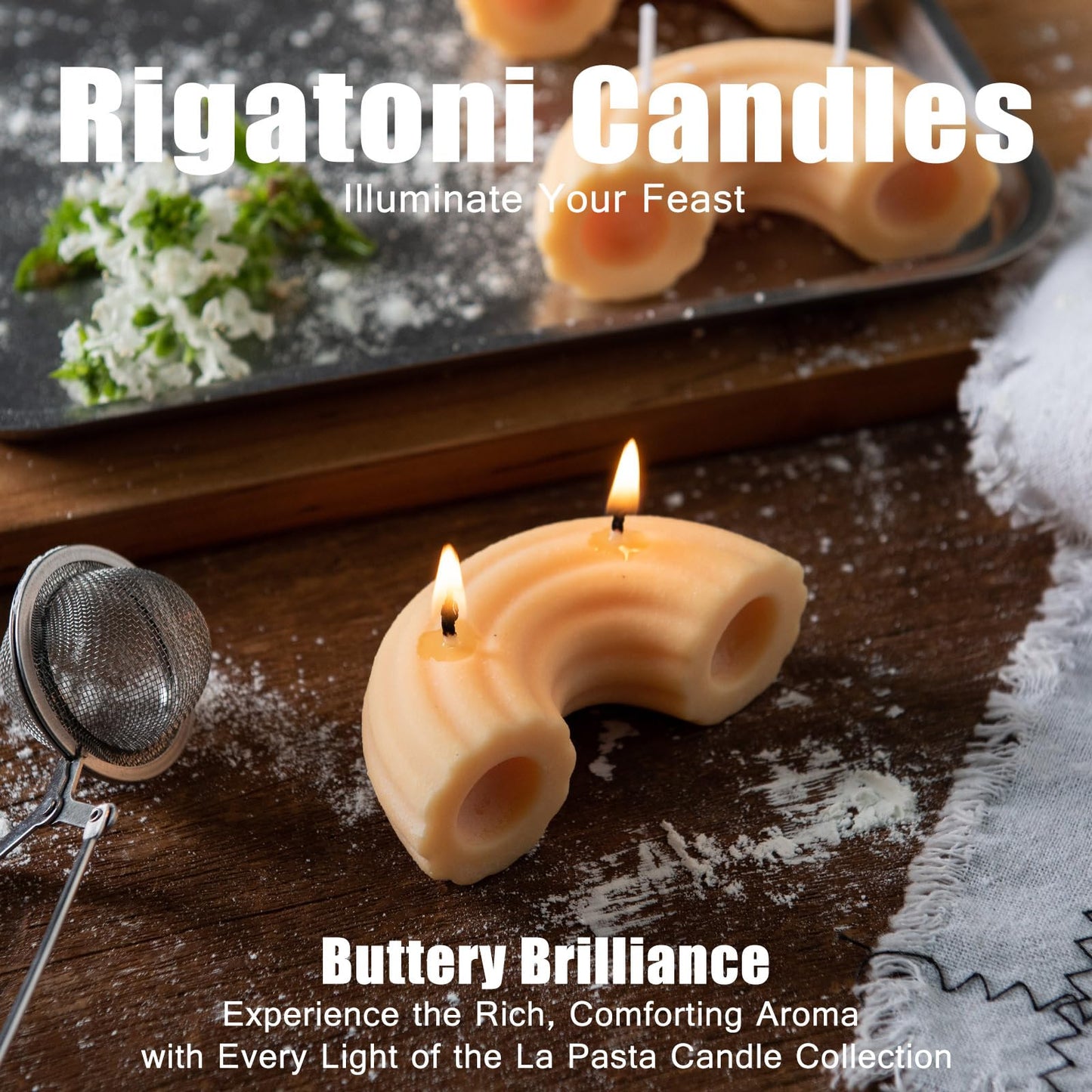 Pasta Aromatherapy Scented Candle (Macaroni Candle)