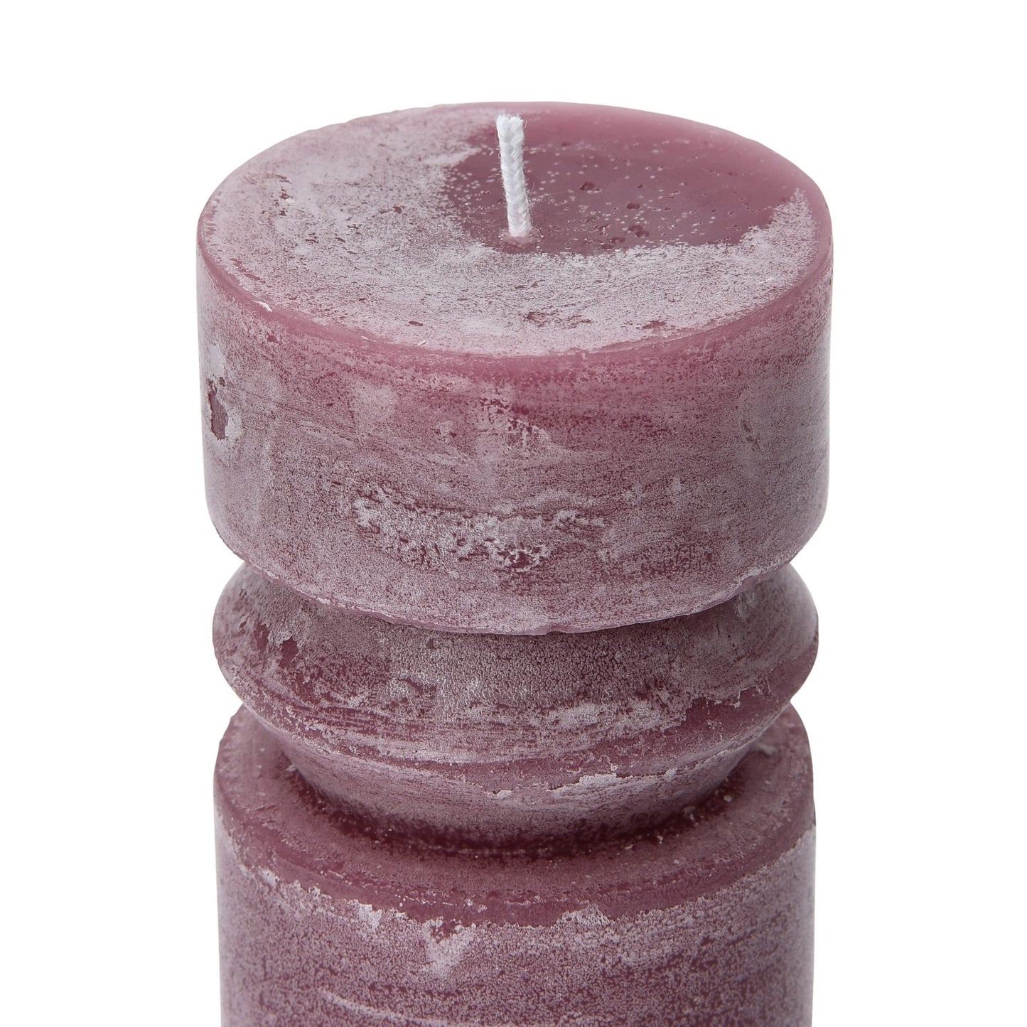 Creative Co-Op Unscented Totem Pillar, Pinot Candles, 3" L x 3" W x 6" H, Purple
