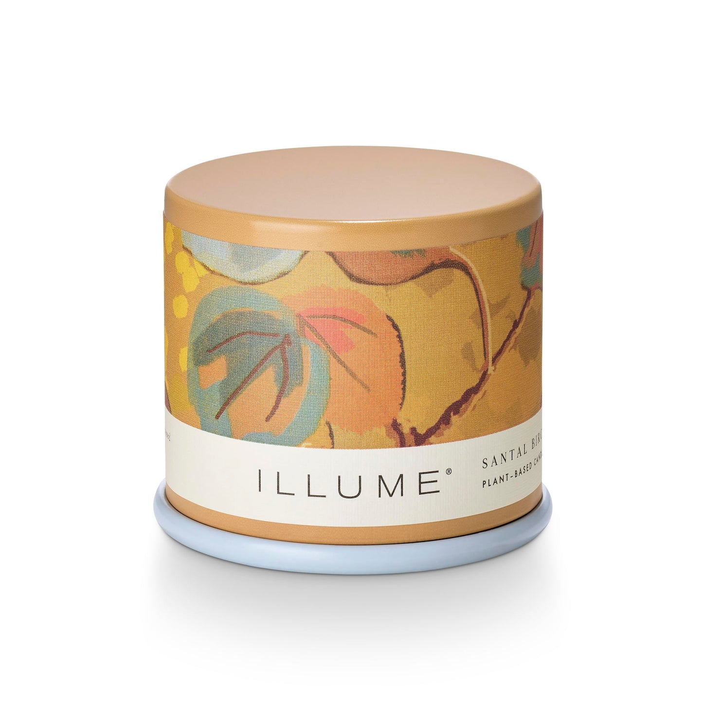 Illume Beautifully Done Santal Birch Demi Vanity Tin Scented Candle