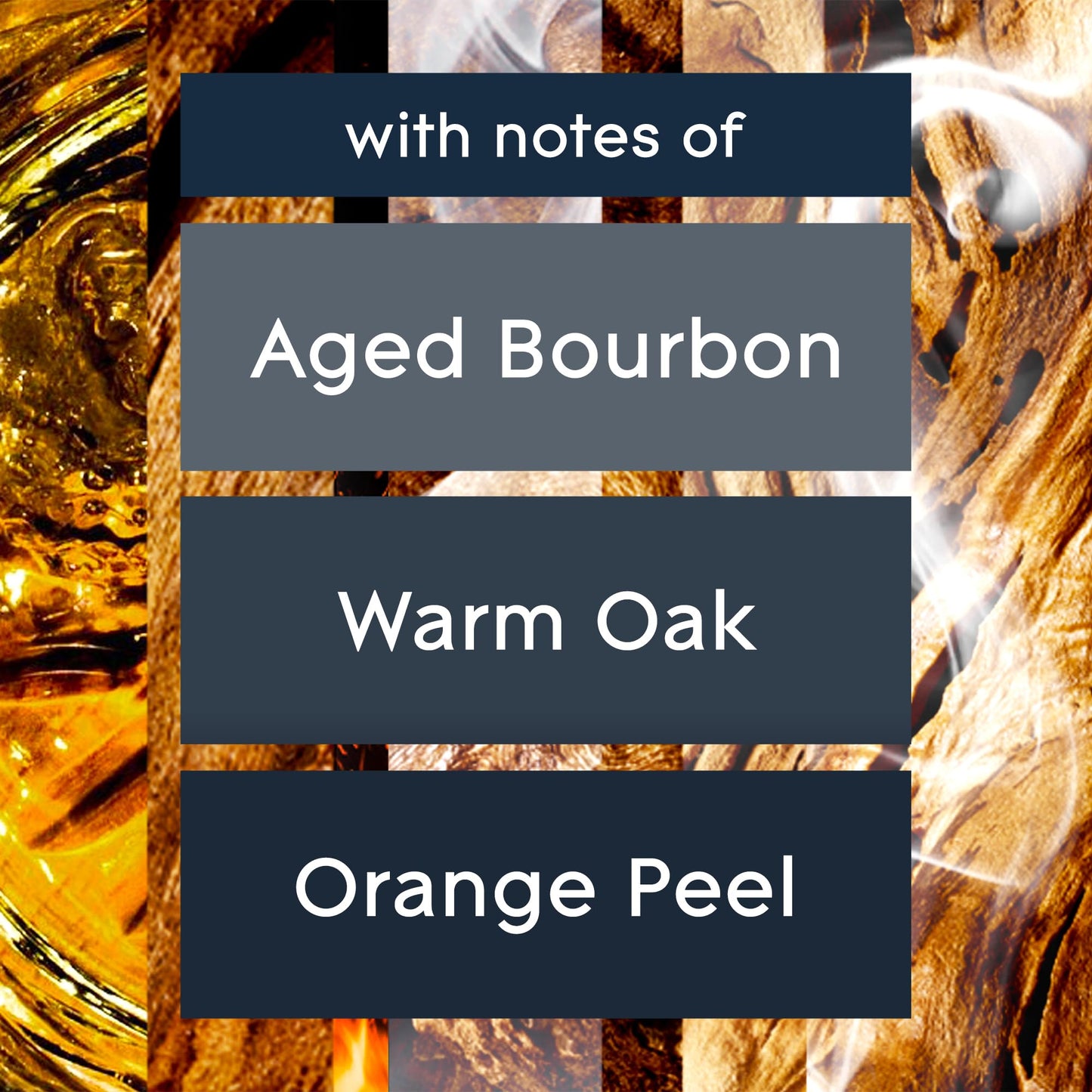 Glade Candle Jar, Air Freshener, Smooth Bourbon & Oak, 3.4 Oz, 2 Count