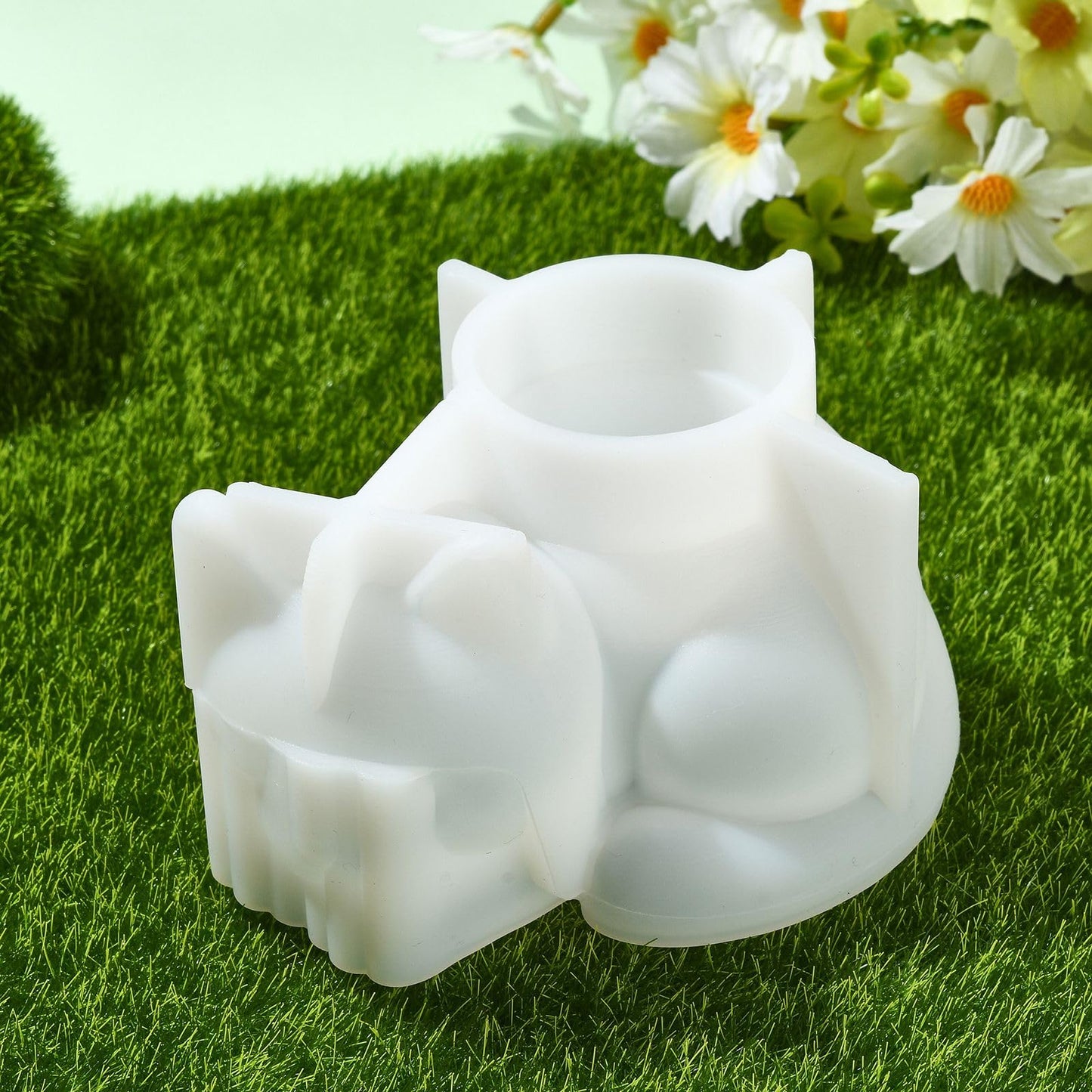 Gythara 3D Cat Theme Silicone Candle Molds Kitten Animal Cartoon Pet Molds for DIY Party Epoxy Resin Plaster Casting Soap Candle Craft Making Decor