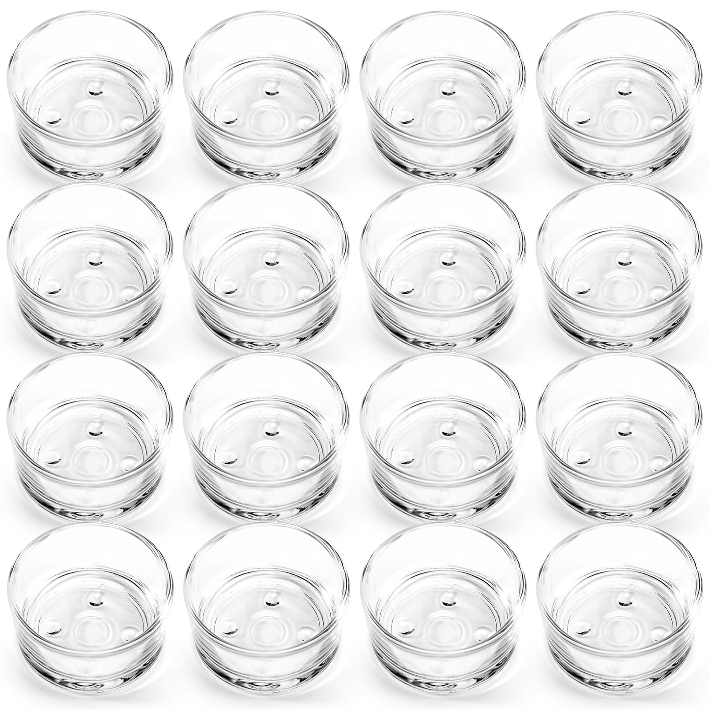 Tivcck 36 Pack Clear Glass Tealight Candle Holder,1 x 2 Inch Glass Votive Candle Holders,Clear Tea Lights Holder for Table Centerpiece,Wedding,Home Decor, and Party