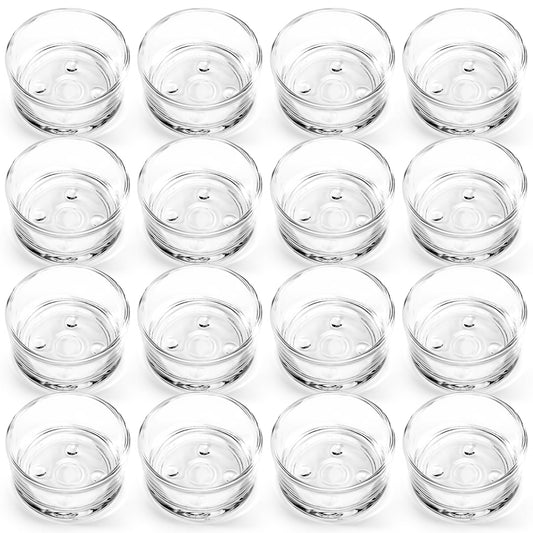 Tivcck 36 Pack Clear Glass Tealight Candle Holder,1 x 2 Inch Glass Votive Candle Holders,Clear Tea Lights Holder for Table Centerpiece,Wedding,Home Decor, and Party