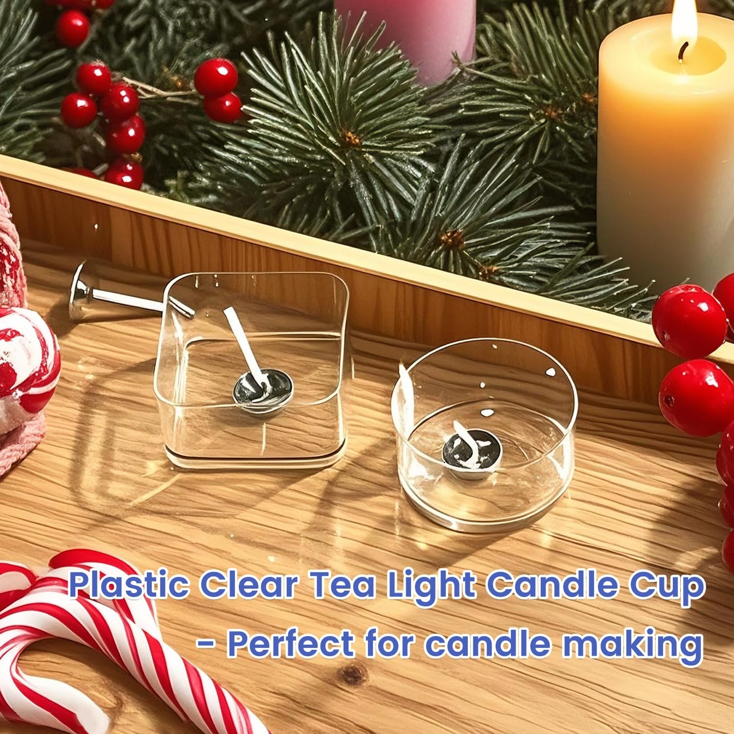 Candle Making Kit for Adults, Scented Candle Maker Set and Tealight Cups, Premium Wax Melts Pot Kit to Make Your Own