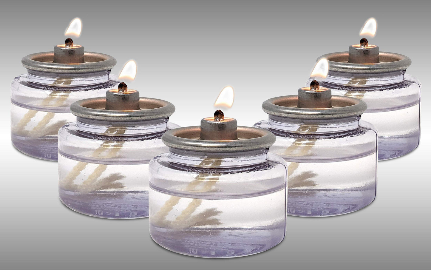 Hyoola Liquid Candles - 8 Hour Disposable Paraffin Tea Lights - 24 Pack for Restaurant Tables & Emergency Use