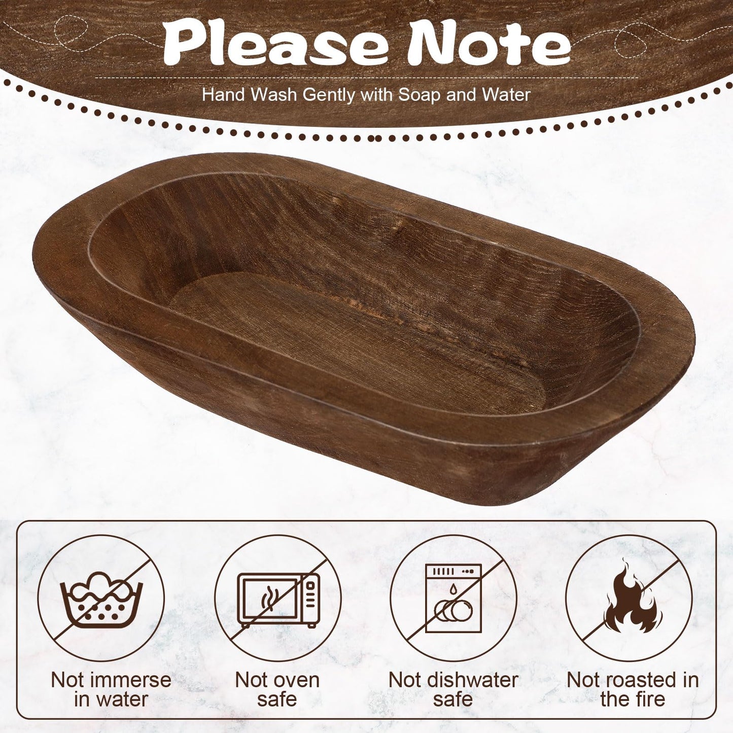 Nuogo 30 Pack Wooden Dough Bowls Bulk 8.6 Inch Rustic Dough Bowls for Wedding DIY Candle Home Crafts Making Farmhouse Fruits Supplies Decoration