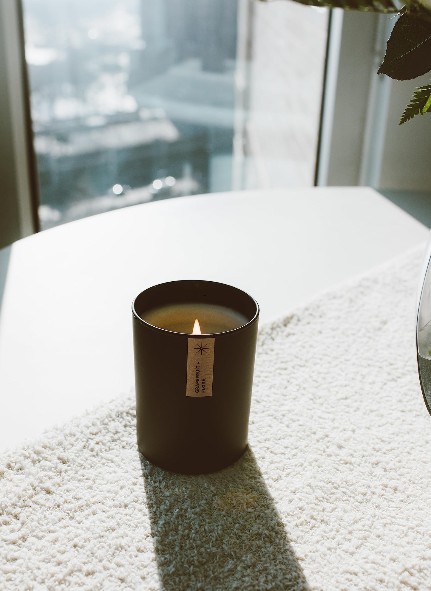Calyan Wax Co. Aspen & Fog Scented Candle - 75 Hour Burn - Luxury Clean Soy Wax Candles - Long Lasting Black Tumbler Jar Candle for Home - 10.2oz