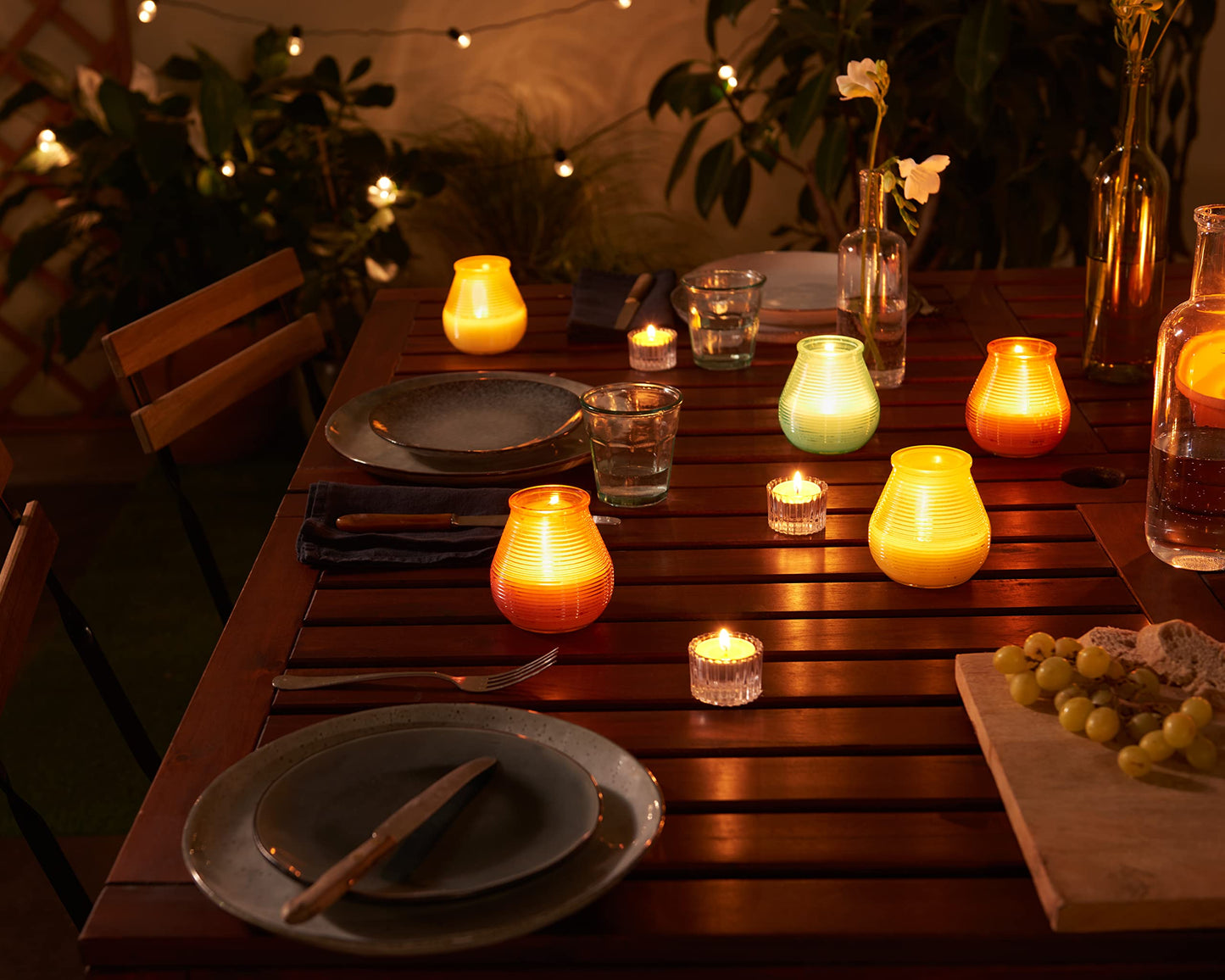 BOLSIUS - Citronella - Fragranced Tealight - Outdoor - Scented - Yellow - 4 Burning Hours - 144 Pieces