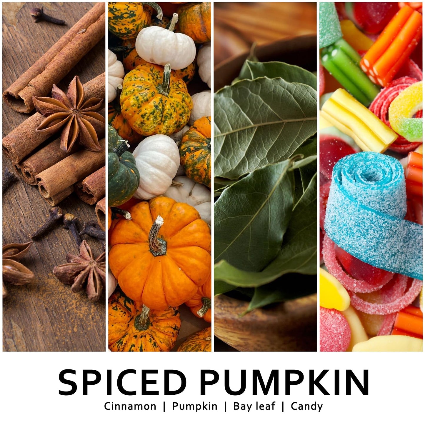Pumpkin Candle, Fall Scented Candles for Halloween Easter Thanksgiving Day, 9oz Aromatherapy Soy Wax Non Toxic Candle for Home Scented 40 Hours Bruning- Birthday Halloween Gifts for Women Men