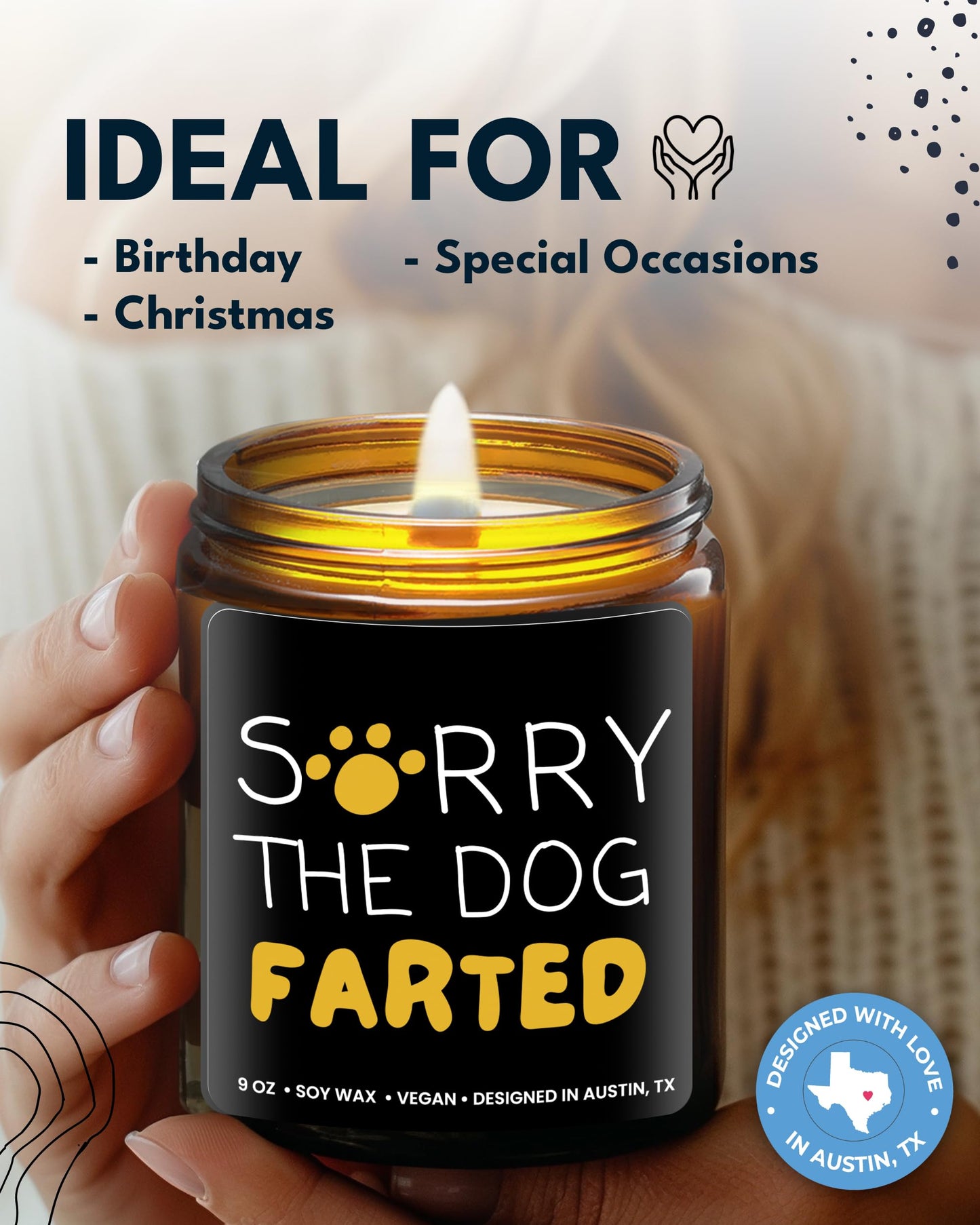 Funny Dog Mom Candle, Funny Dog Mom Gifts for Women, Unique Pet-Themed Gift for Men, Presents for Pet Lovers, Gifts for Women, Pet-Themed Father Present, Cool Dogs Stuff Mothers Day, Pet Lover Gift