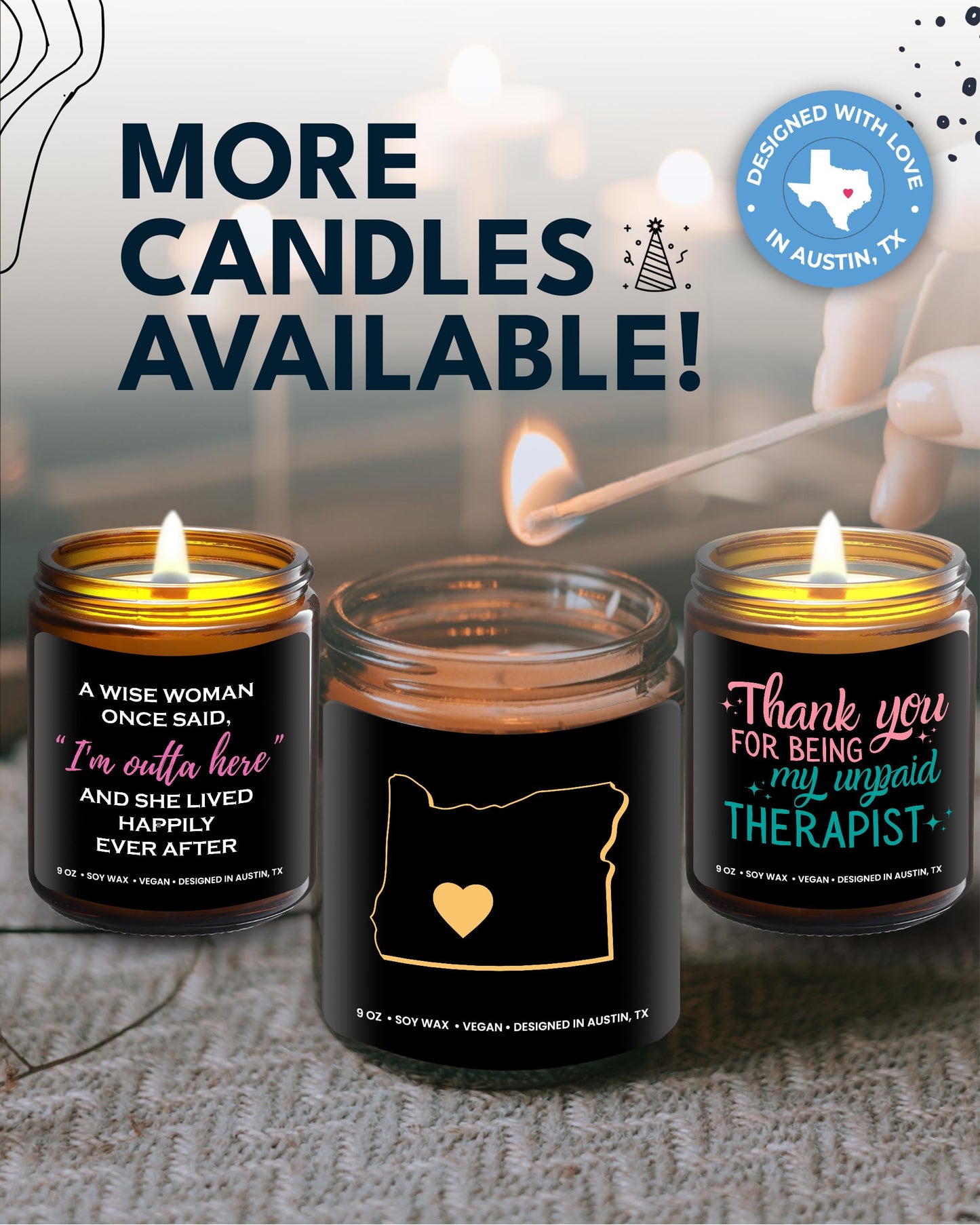 Oregon Candle, Unique Oregon Themed Gifts for Men and Women, Best State Souvenir Gifts for Moving Away, Thoughtful Home Sick Presents, Ideal for Birthday, Christmas, Graduation, Gift Ready