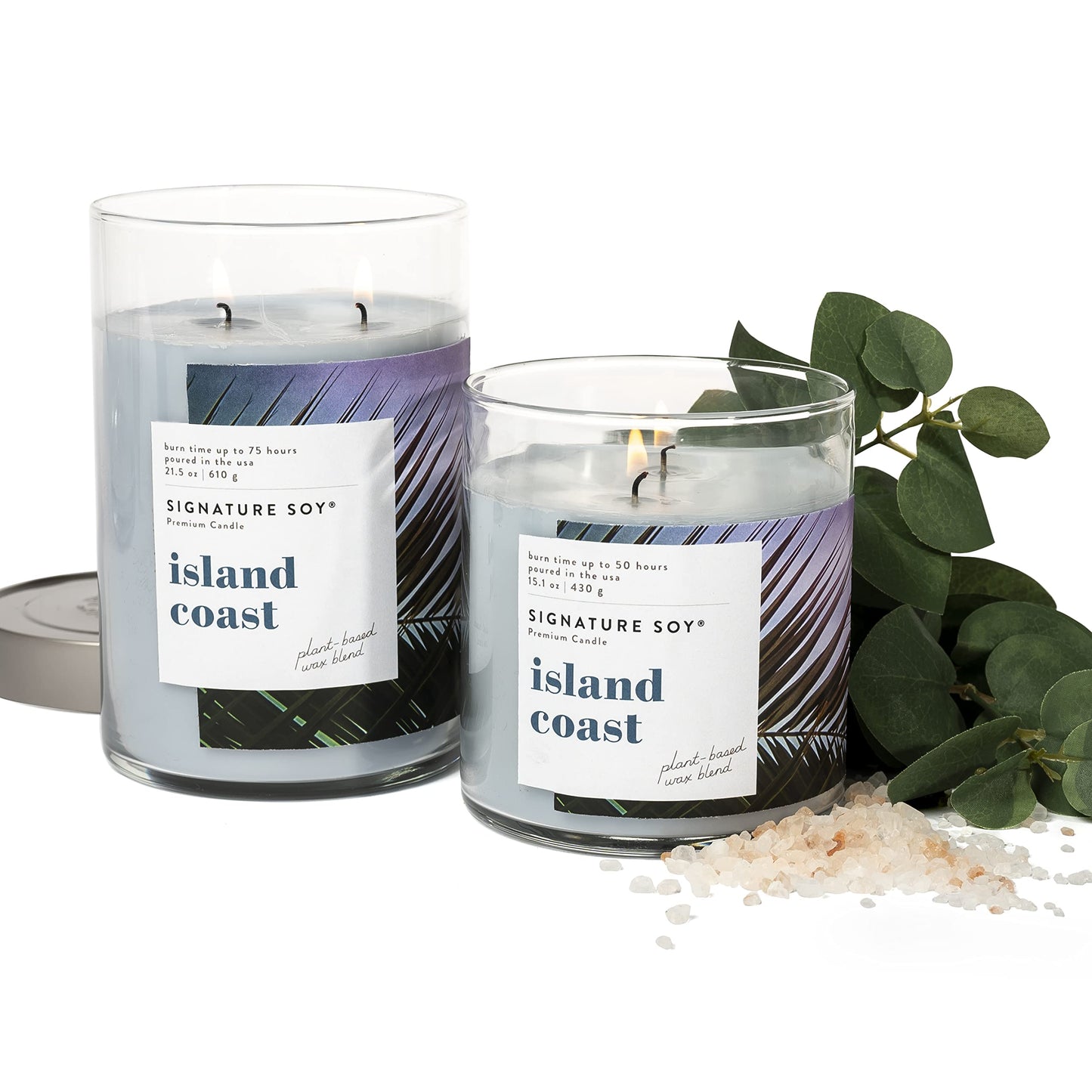 Signature Soy Lidded Island Coast Scented Candle Extra Large Jar
