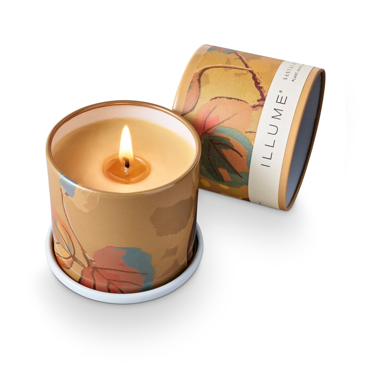 Illume Beautifully Done Santal Birch Demi Vanity Tin Scented Candle