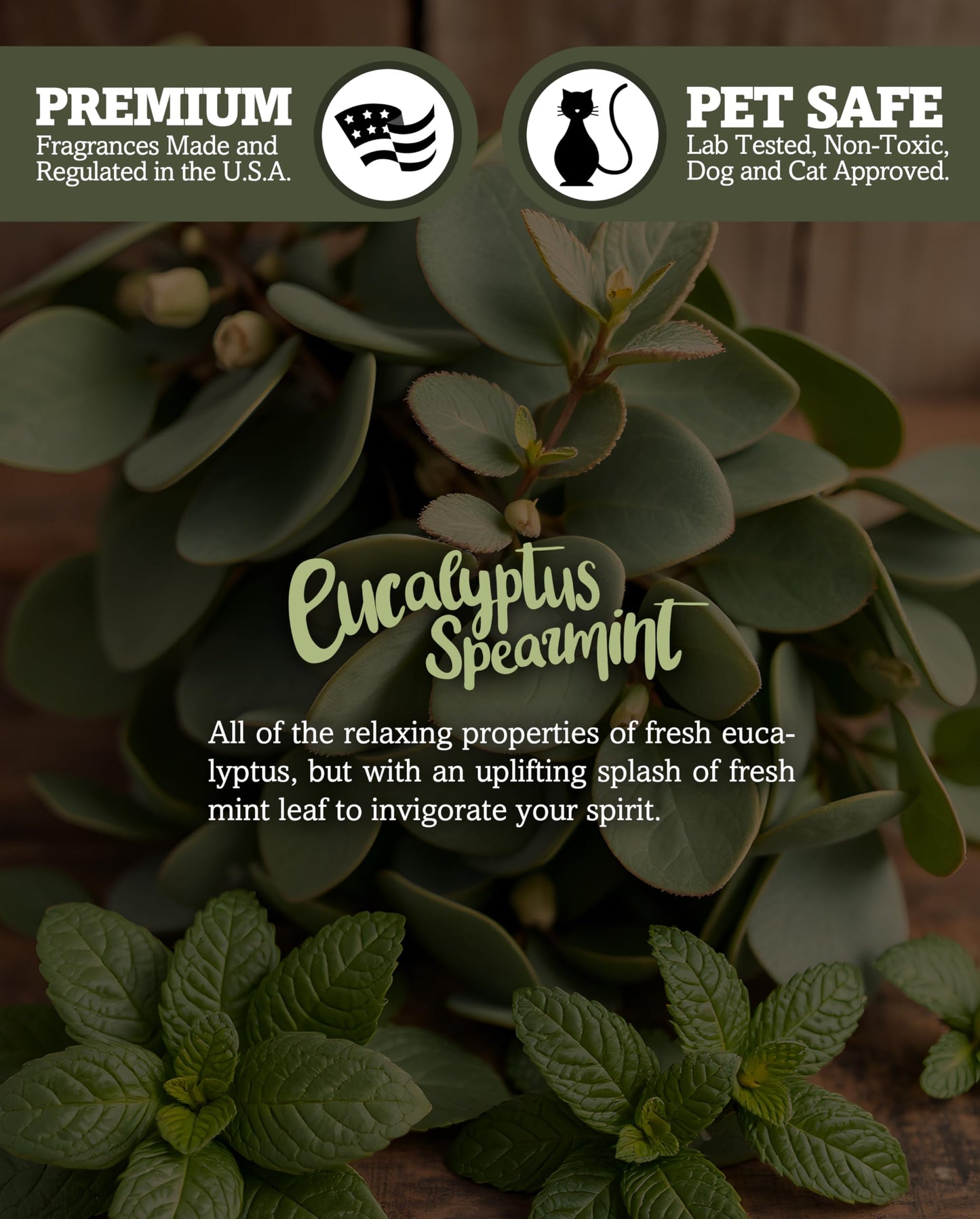Eucalyptus Spearmint Premium Tealight Candles Multi Pack - Highly Scented with Essential & Natural Oils - 12 White Tea Lights - Beautiful Candlelight - Made in the USA - Fresh & Clean Collection
