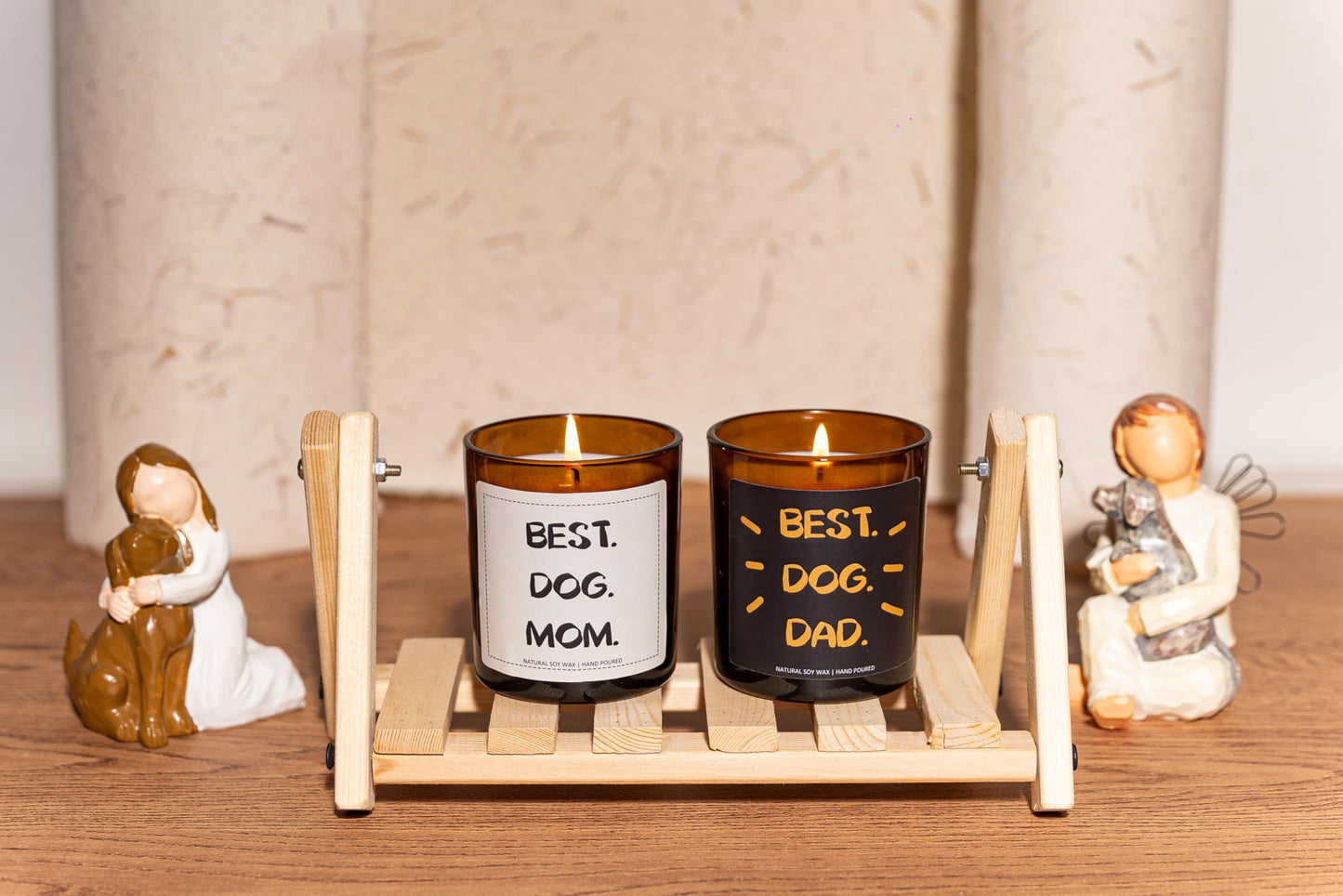 Best Dog Dad Candle, Dog Dad Gifts for Men - Lavender & Eucalyptus, Crafted by Natural Soy Wax & Natural Essential Oils