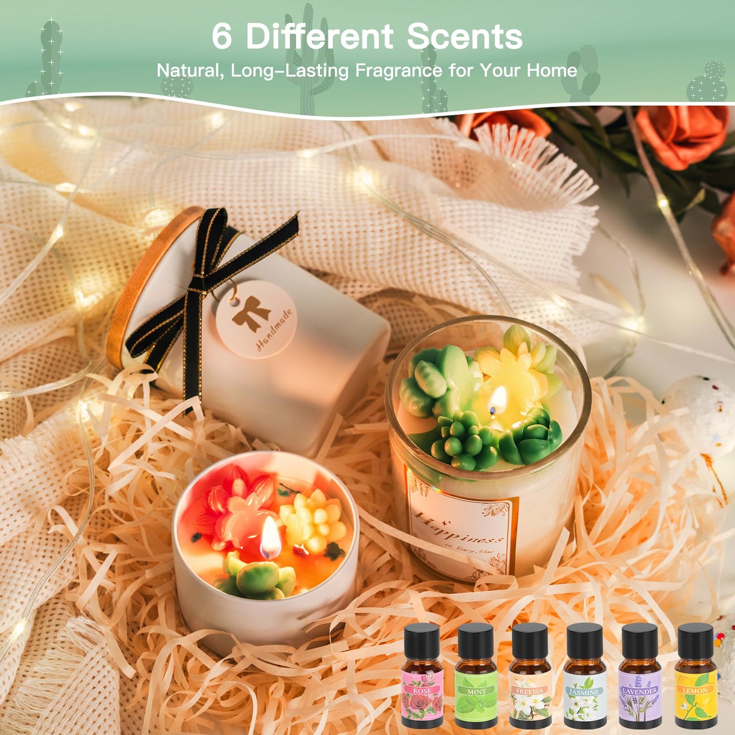 Candle Making Kit for Adults & Beginners - 103Pcs All-in-One DIY Candle Supplies with 1200g Natural Soy Wax, DIY Candle Making Supplies with Digital Wax Warmer | Perfect for Home Craft & Gifting