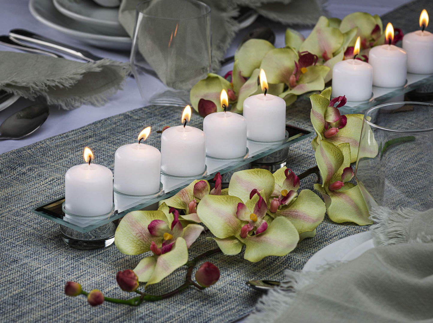 BOLSIUS 12 White Pillar Candles Bulk - 2.3 x 3 inch Candle Set - 17 Hours Clean Burning - No Palm Oil - 0% Animal Fat - Premium European Quality - Wedding, Party, Dinner & Emergency Candles