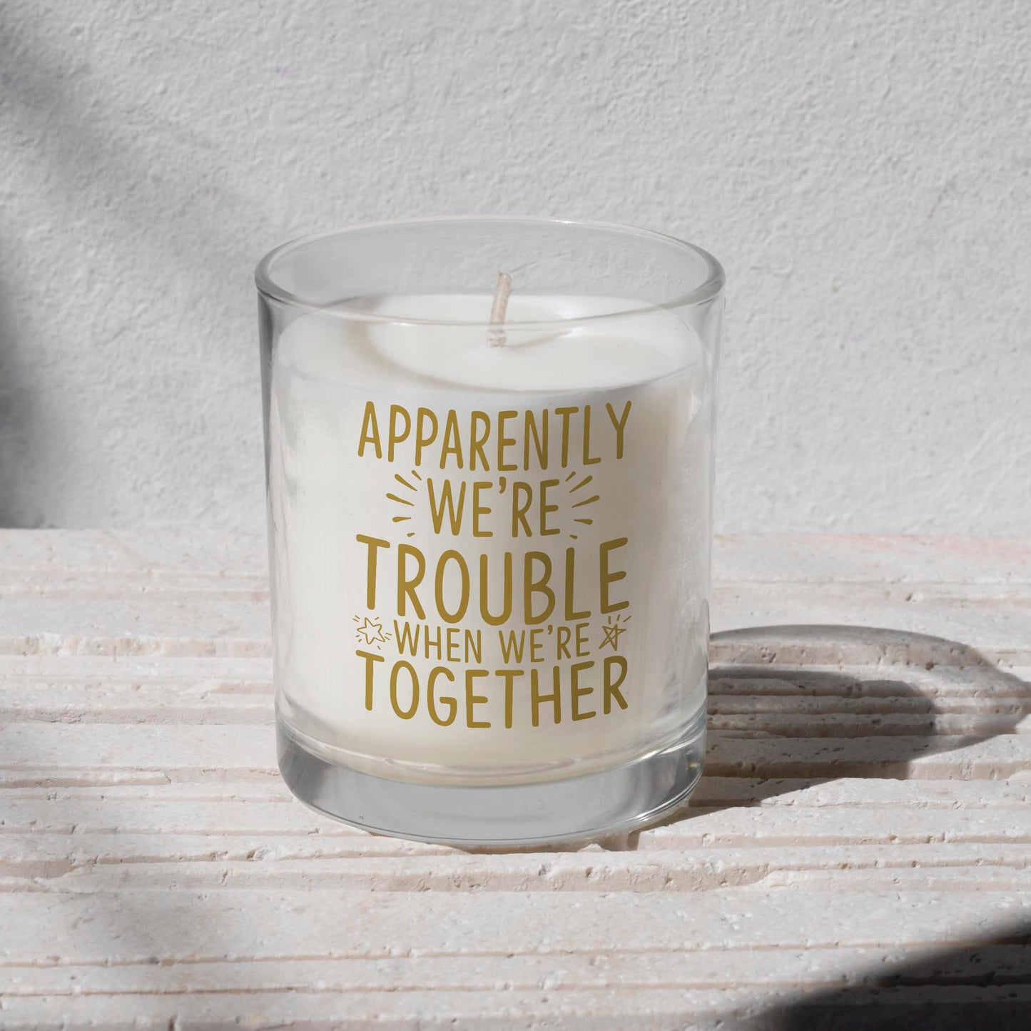 BAD BANANAS Friend Gifts for Women - We're Trouble When We're Together - Scented Candles for Best Friends, Besties, Sisters