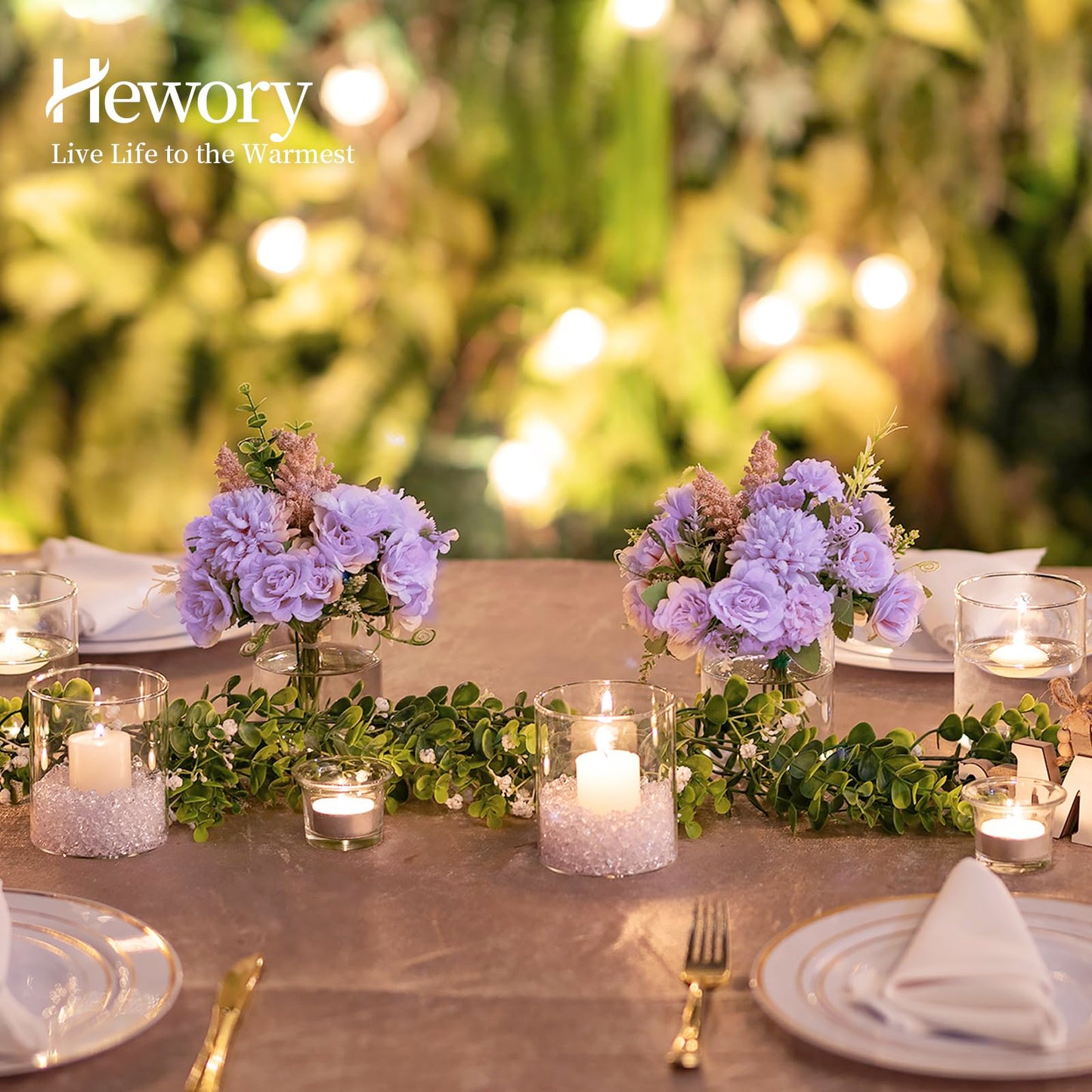 Hewory Glass Hurricane Candle Holder Set of 12, Clear Glass Candle Holders for Pillar Candles Floating Candles, 4 inch Cylinder Hurricane Vases for Centerpieces Wedding Christmas Home Decor