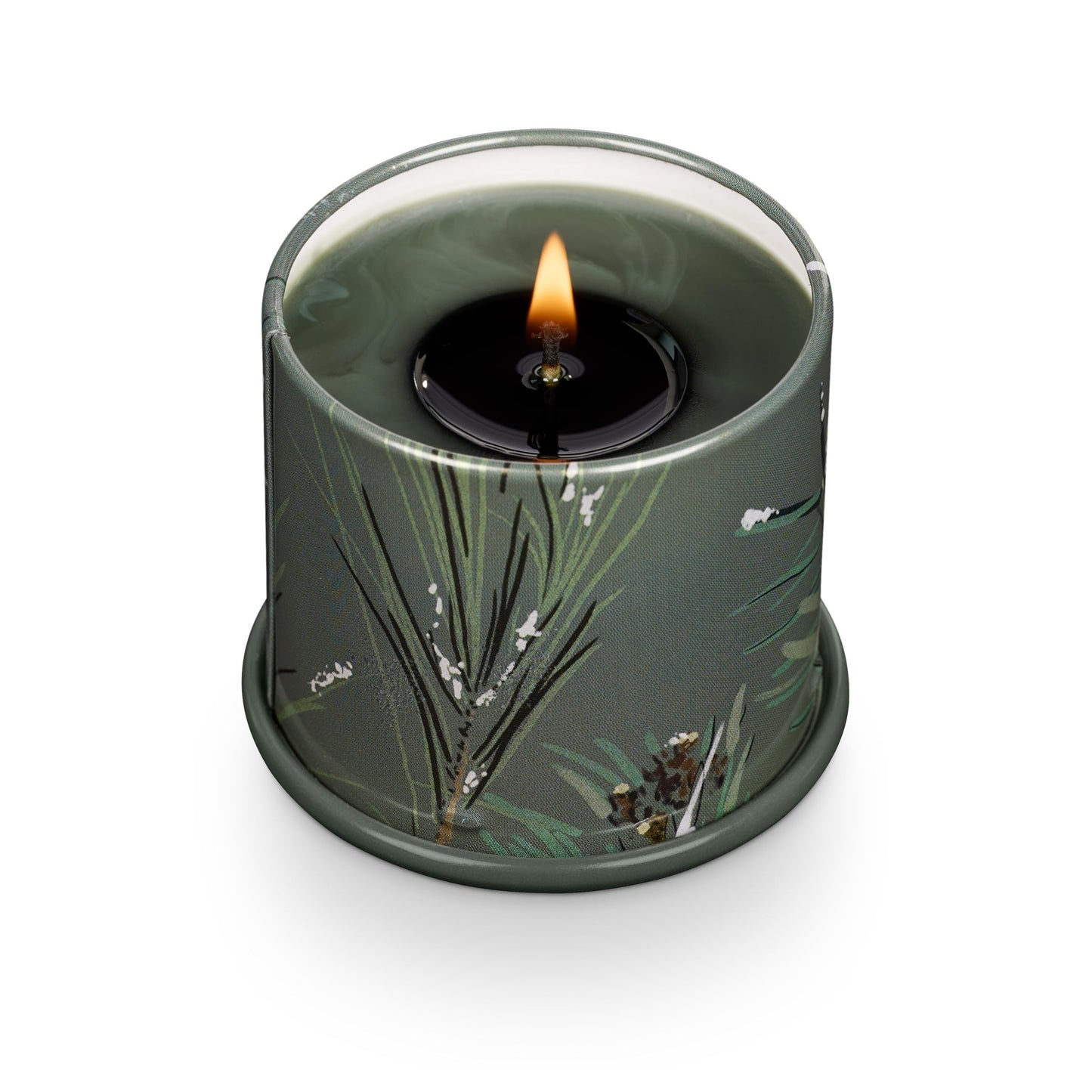 Illume Demi Vanity Tin Candle, Balsam & Cedar, Signature 3 oz.