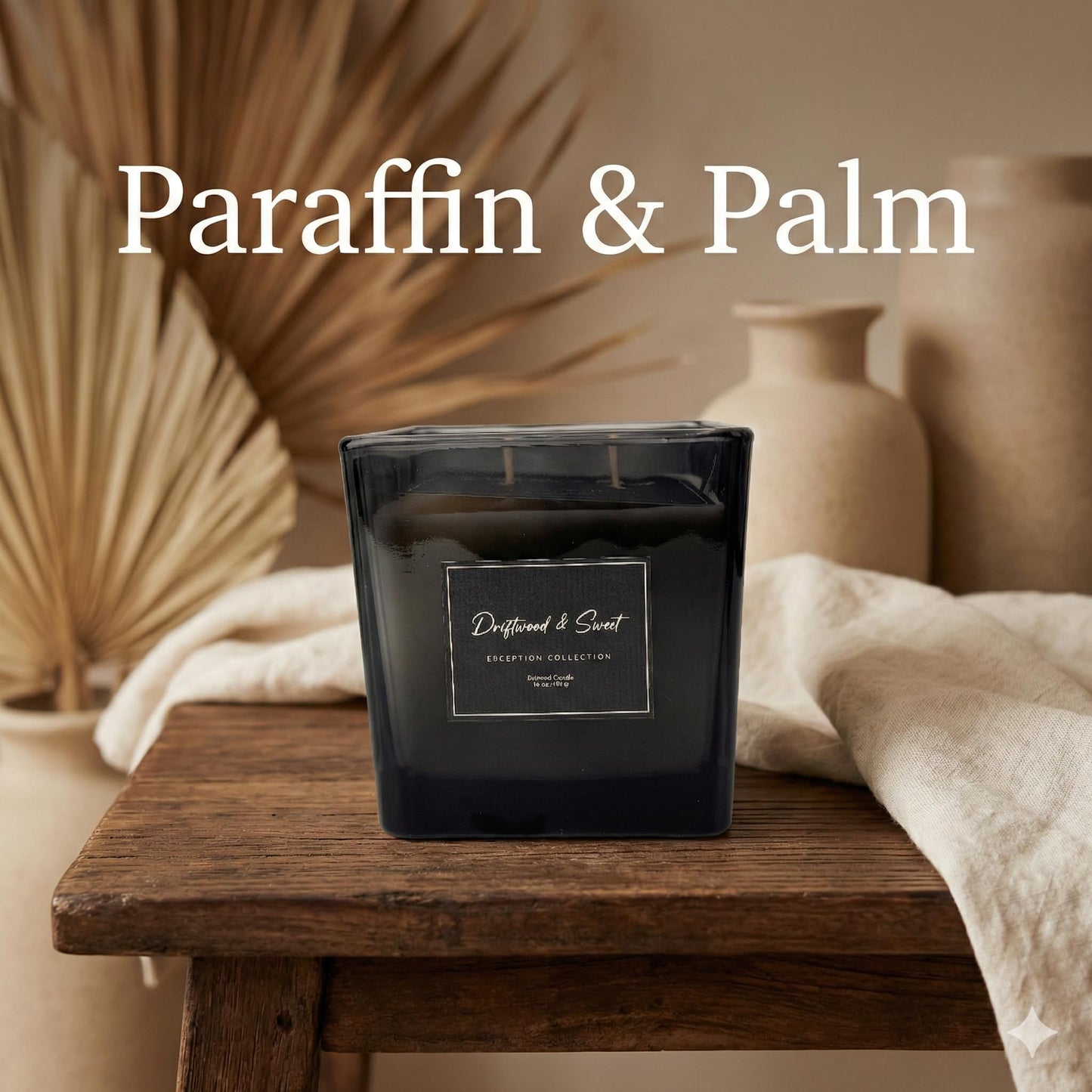 Signature Scented Candle 15oz – CW Studio Color Glass Jar — Hand-Poured Soy & Paraffin Wax – Clean Burn, Smokeless, Up to 30 Hours, Home Decor & Gift Giving