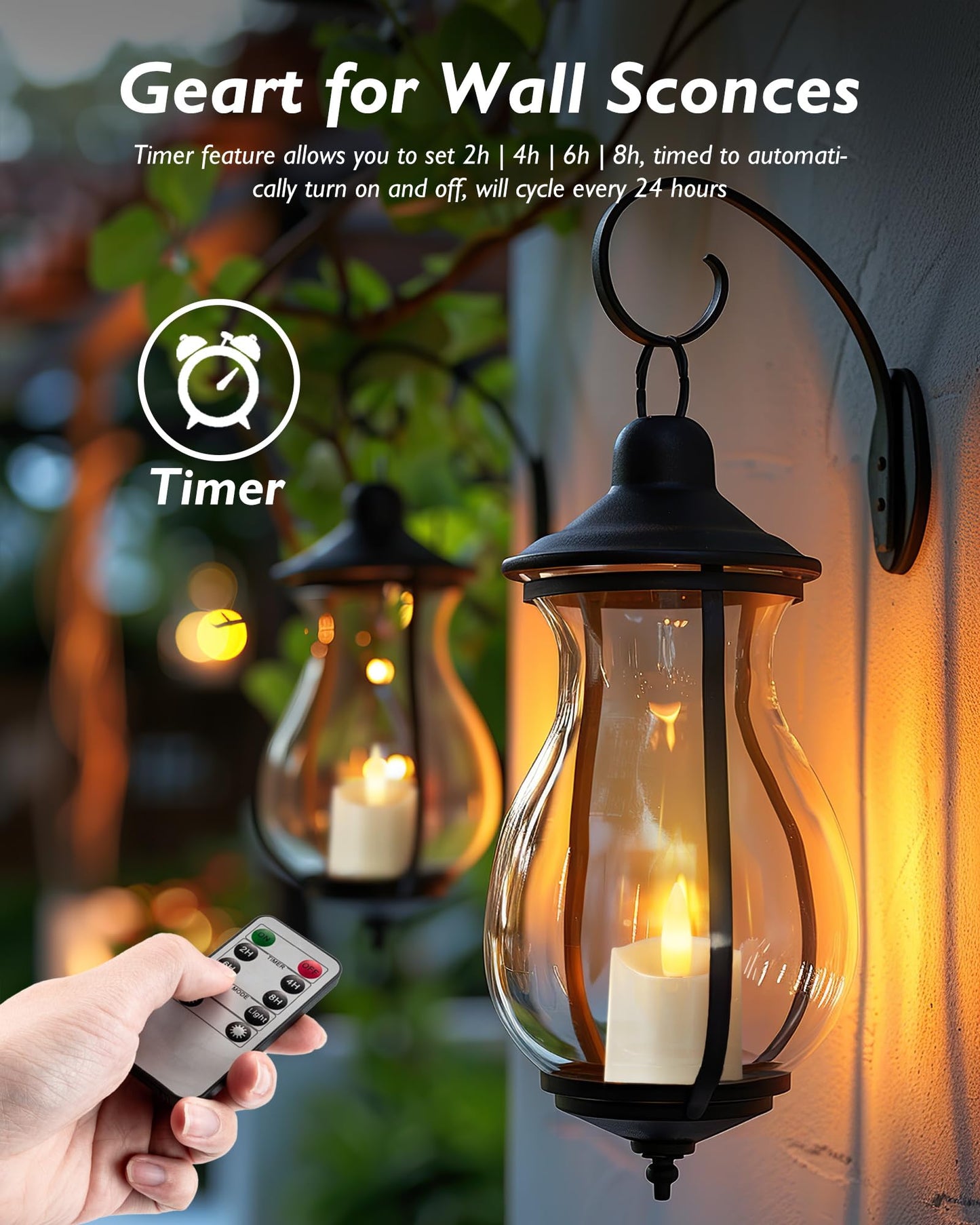 Homemory 12Pack 400+ Hour Remote Control Candles, 2/4/6/8H Timer LED Votive Candles, Battery Operated Tea Lights in Warm White for Outdoor, Table, Wedding, Christmas (White, Batteries Included)