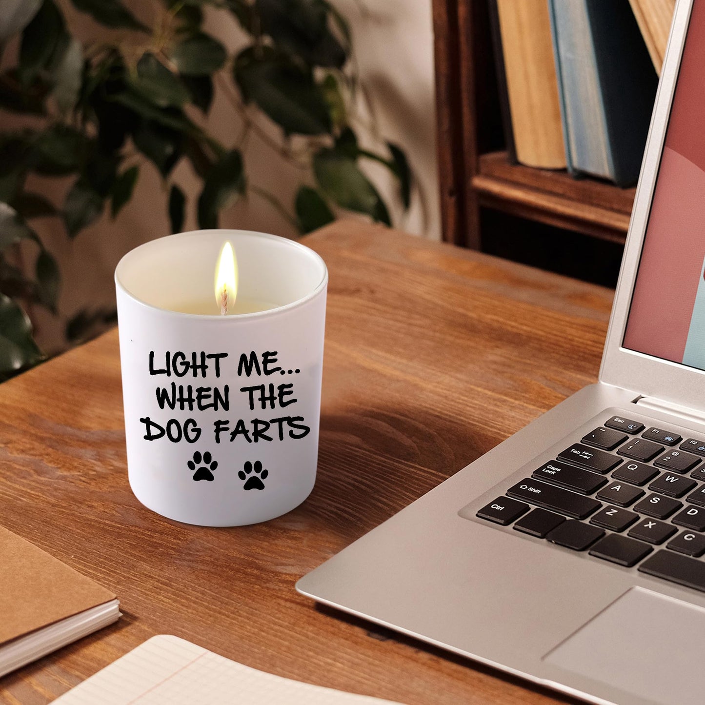BFJLIFE Funny Gifts for Women Unique Dog Mom Dog Lovers Mothers Day Christmas Birthday Gifts for Girlfriend Sister Bestie Best Friend Her Wife Stocking Stuffers for Women Lavender Scented Soy Candles