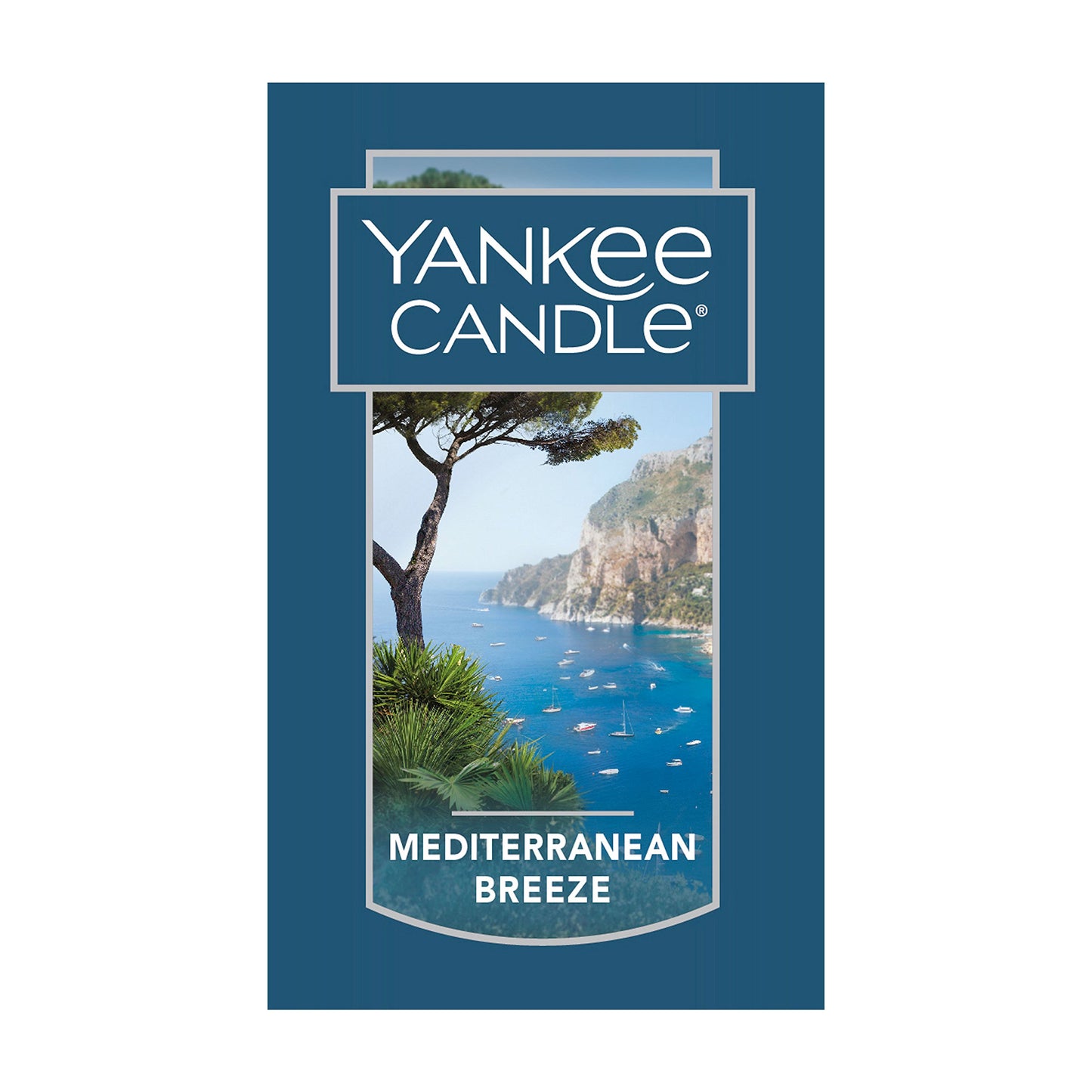 Yankee Candle Mediterranean Breeze Scented Classic 22oz Large Jar Single Wick Candle Over 110 Hours of Burn Time Paraffin-Grade Wax