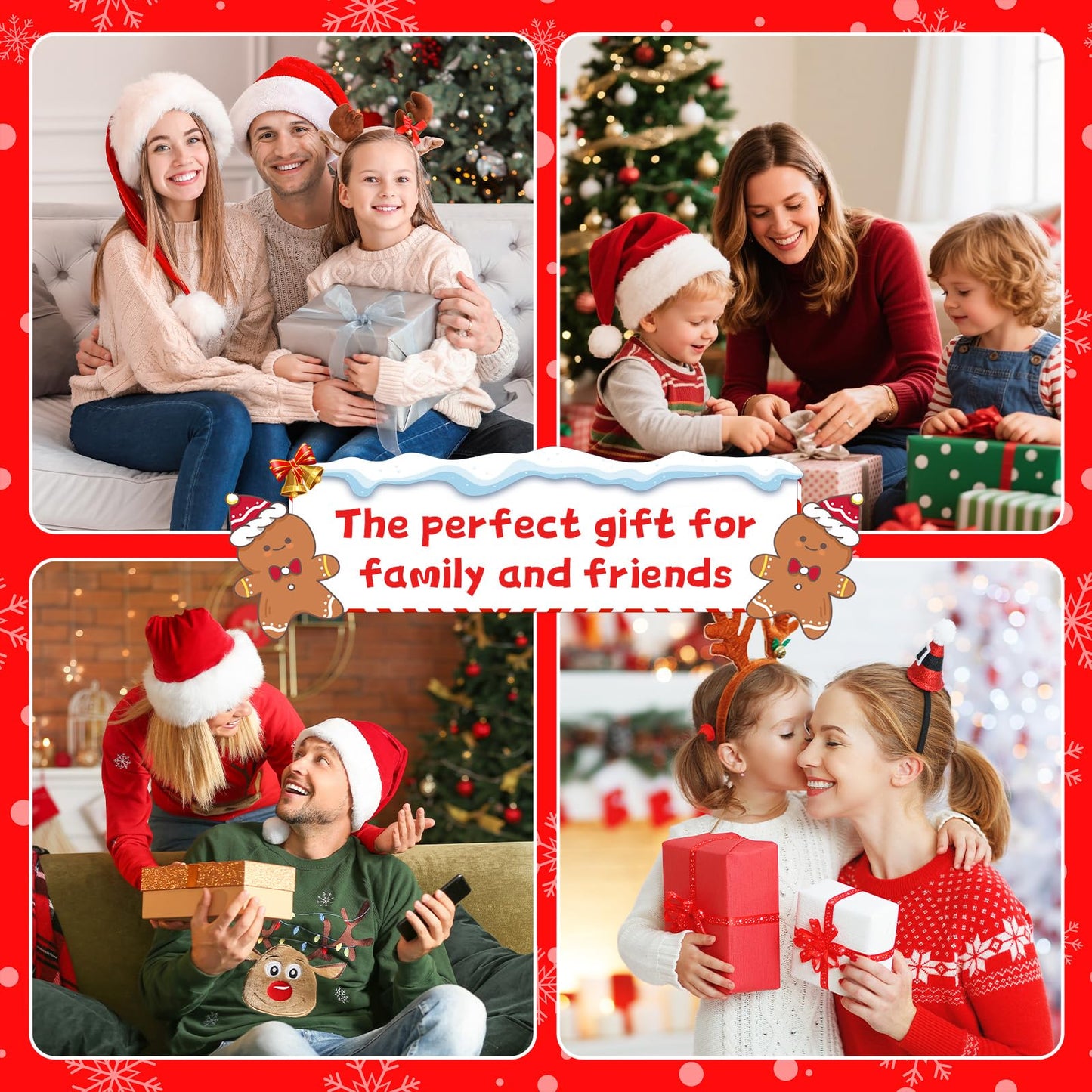 Christmas Snow Globe, Christmas Decorations Indoor, Glittering Santa Snow Scene with Music and 6H Timer, USB Lined/Battery Operated, Christmas Lantern for Holiday Decorations, Tabletop Decor for Home