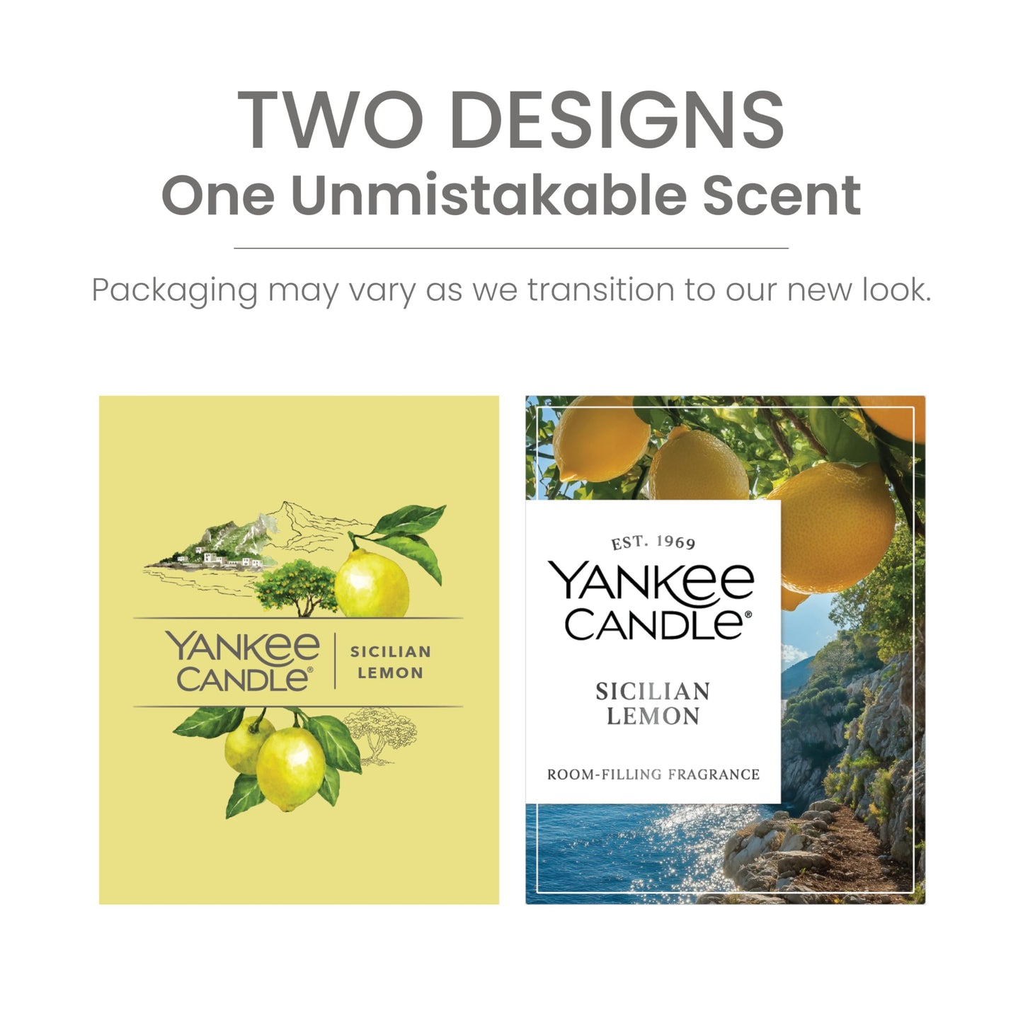 Yankee Candle Large Tumbler Scented Candle with up to 80 Hour Burn Time, Premium Plant Wax Blend for Consistent Burn, 20 oz Tumbler Candle with Room Filling Fragrance, Sicilian Lemon