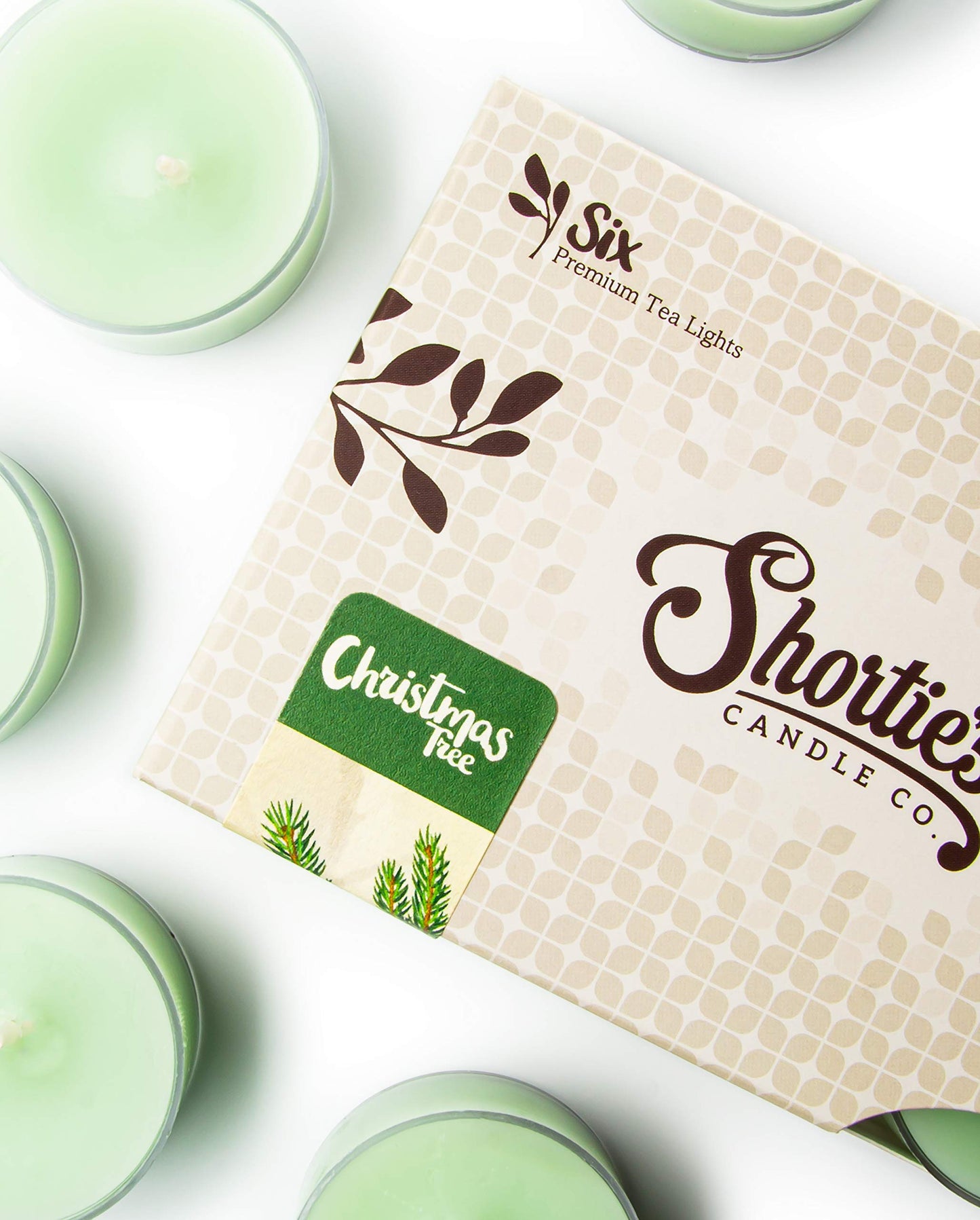 Pine Premium Tealight Candles Variety 3 Pack (18 Highly Scented Tea Lights) - Bayberry Fir, Christmas Tree, Mistletoe Moments - Made with Natural Fragrance Oils - Collection