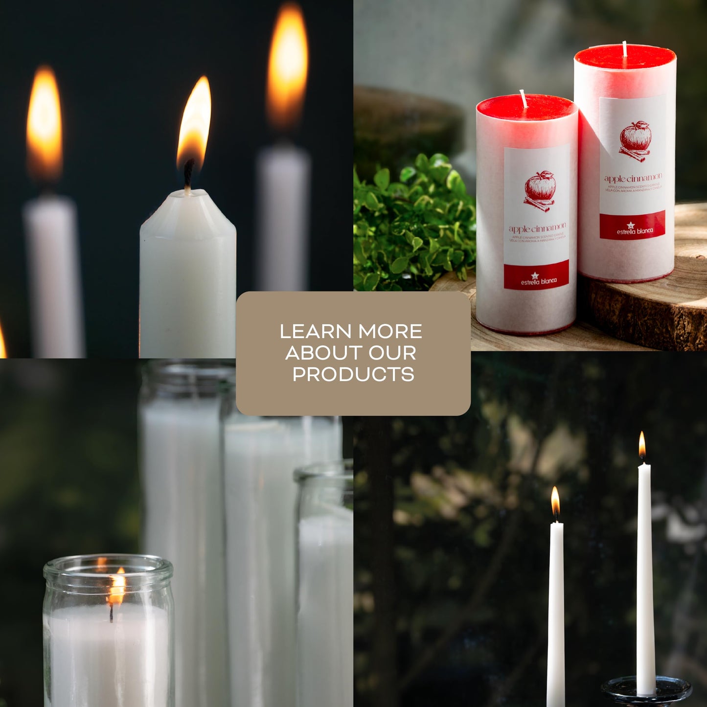 Estrella Blanca Ivory Taper Candles 10-Inch Ivory Candlesticks Dripless Long Cream Tapered Candle Tall Unscented Smokeless Slow Burning Paraffin Wax Candle Sticks for Wedding Dinner Home Decor 4 Pack