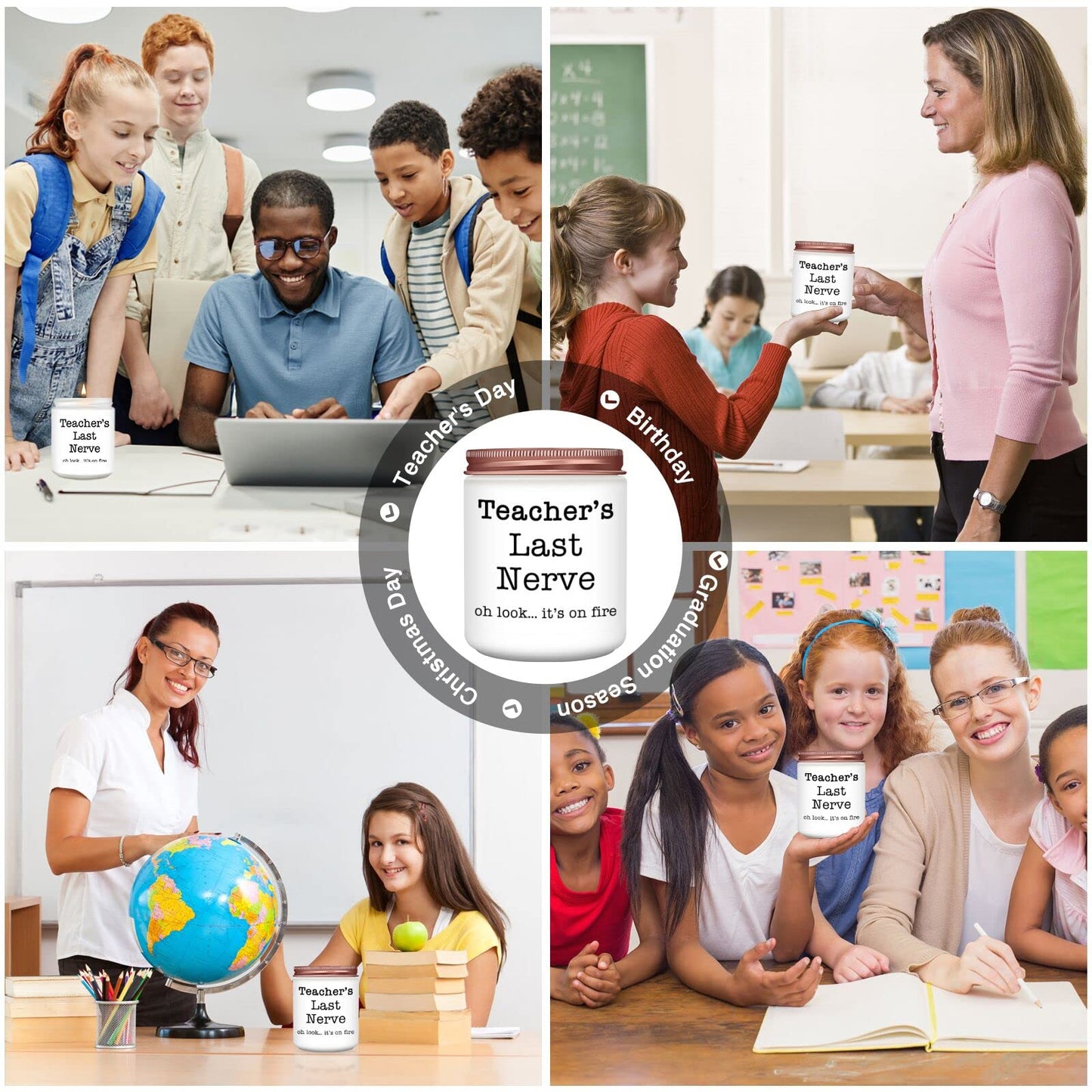Homsolver Teacher Appreciation Gifts, Best Teacher Christmas Gift Birthday Gift for Women, Unique Retirement Ideas from Students