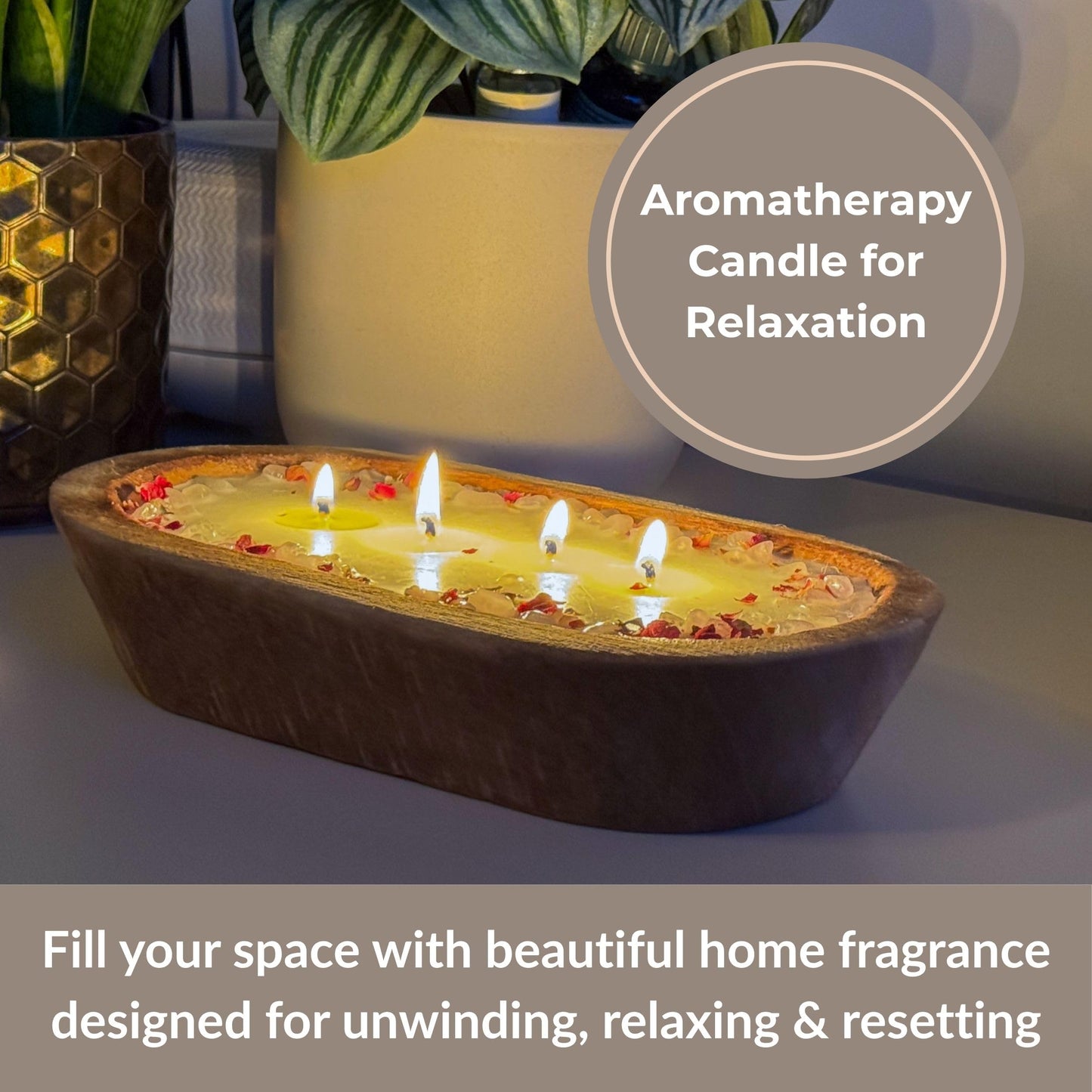 Wooden Dough Bowl Candle, French Vanilla, Elegantly Handcrafted Beautiful Centerpiece, Uniquely Yours, a Gift of Distinction.