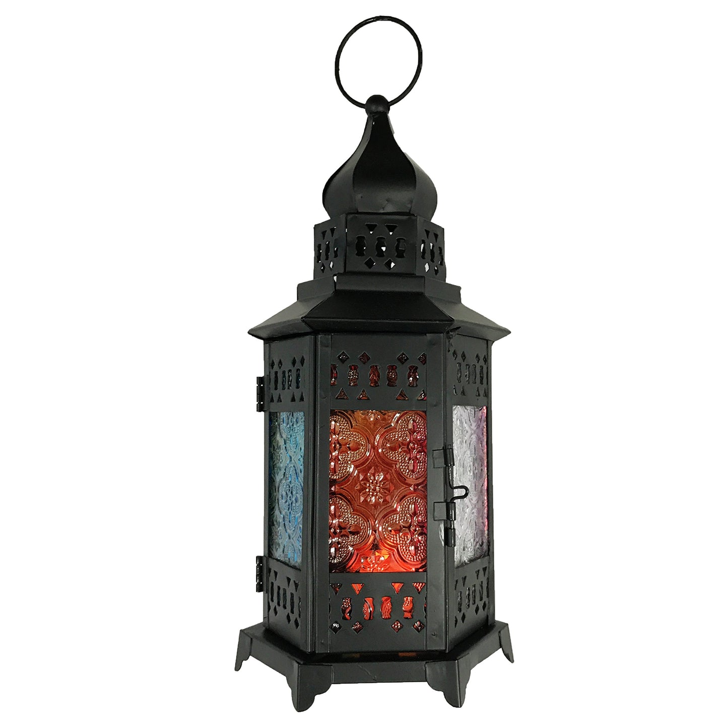 allgala Glass Moroccan Candle Lantern