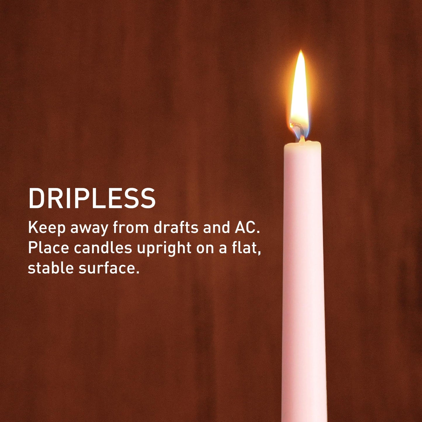 Viyffo 12 Inch Taper Candles Pink with a Purple Hue Set of 4 Unscented Smokeless Long Tall Tapered Candle for Candlesticks Sticks Wedding Advent Home Decor Dinner Christmas