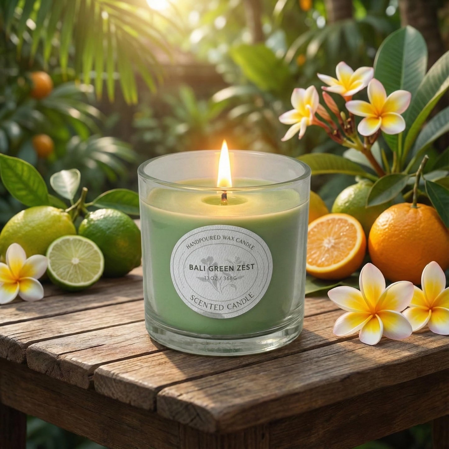 Signature Scented Candle 13oz with Lid – CW Studio Color Sprayed Glass Jar, Clean Burn Soy & Paraffin Wax, Smokeless Long Burn, Home Decor & Gift Giving