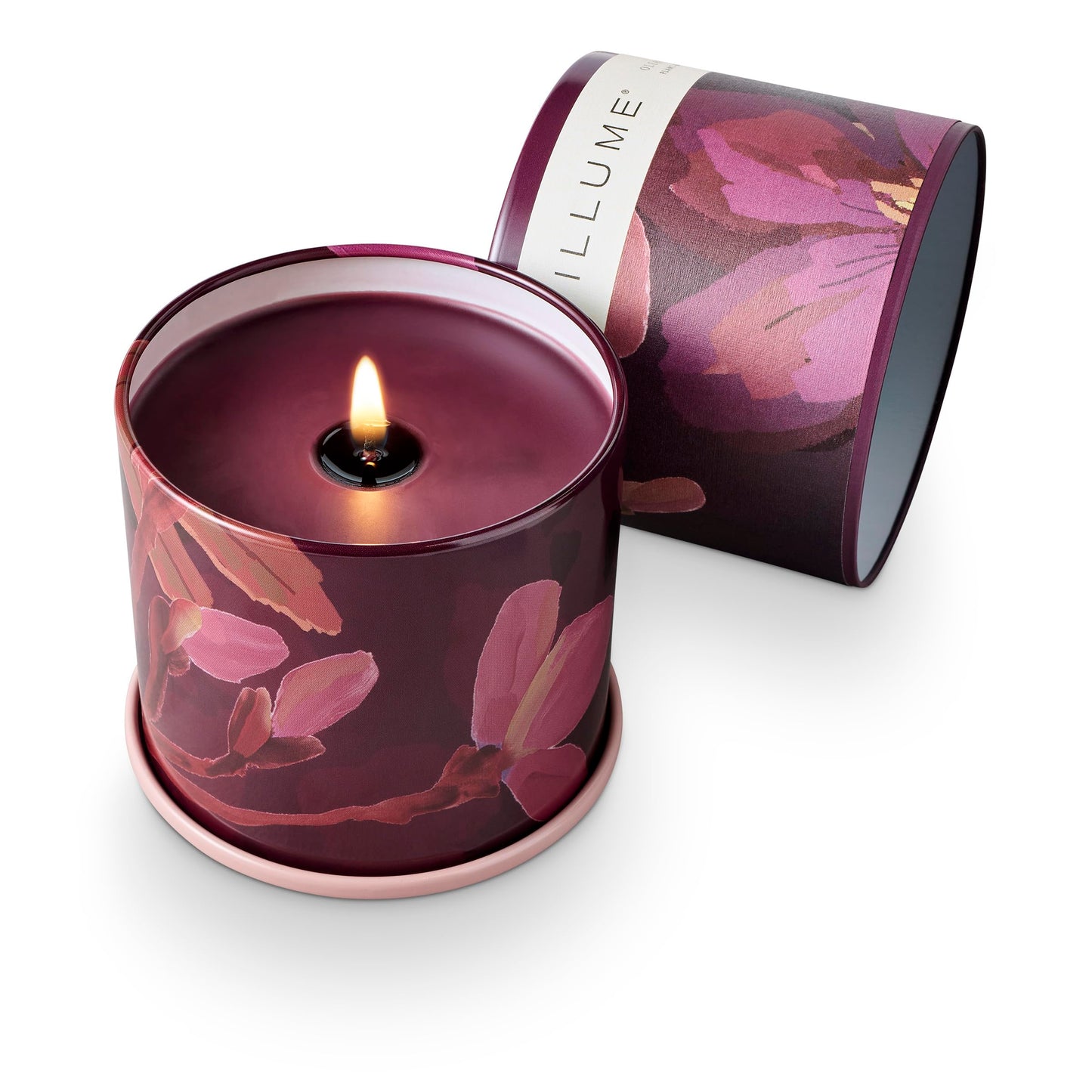 Illume Beautifully Done Oleander Oak Vanity Tin Scented Candle