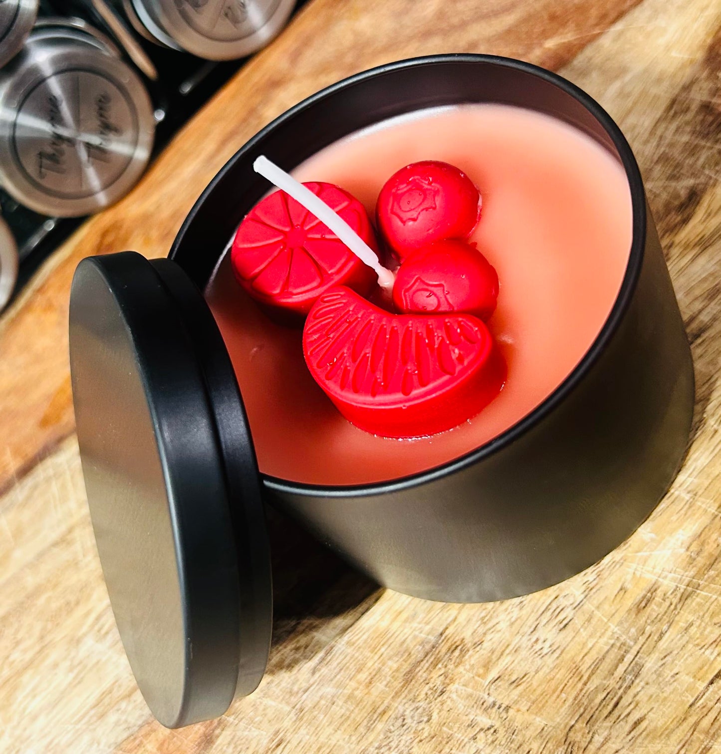 Scented Candle Lavender Fields - Glass Candle Gift - Aromatherapy Candle with Essential Oil - Soywax Candle - Up to 45 Hours Burn Time - Soy Wax Candles for Home Scented - Home Scented Candles