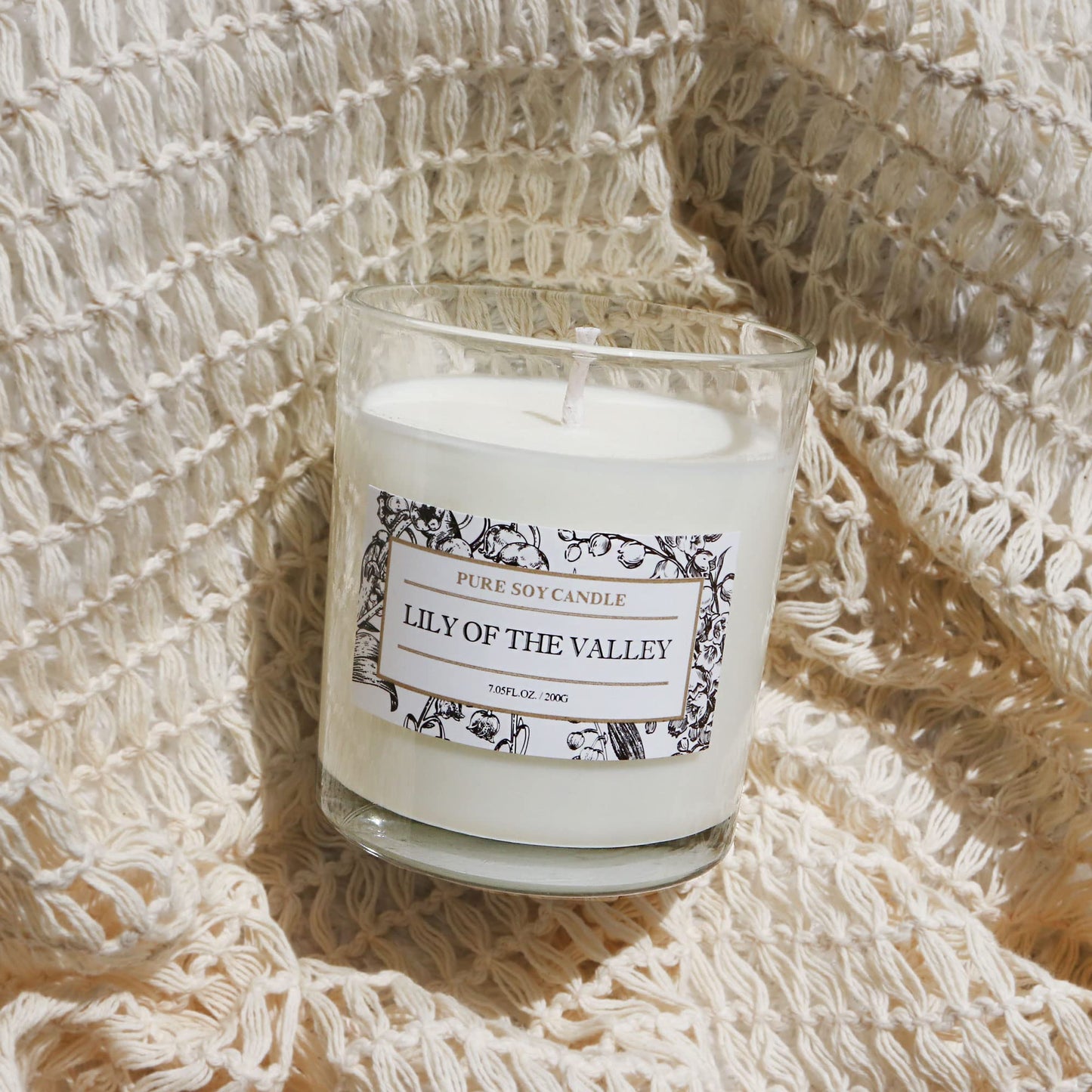 Aronica Lily of The Valley Soy Wax Scented Candles - Bestfriend Gift House Wax, Floral Scented Candle for Spring, Home Decor, Gift for Game Winner