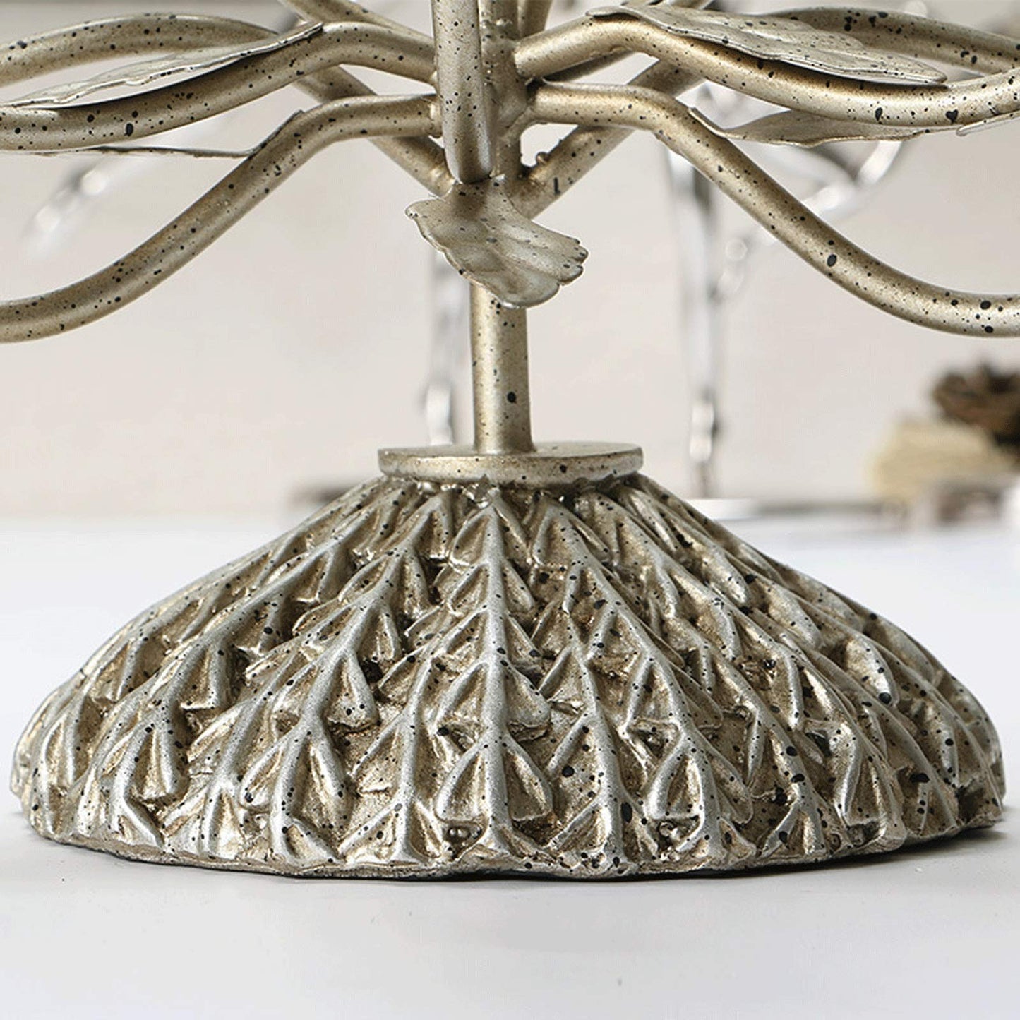 XILIN-1987 Candle Holderss European Style Wrought Iron Candle Holder Romantic Candle Light Dinner Candlestick for Home Decoration Votive Activity Candle Stand Wedding Gift Idea Decorative Candlestick