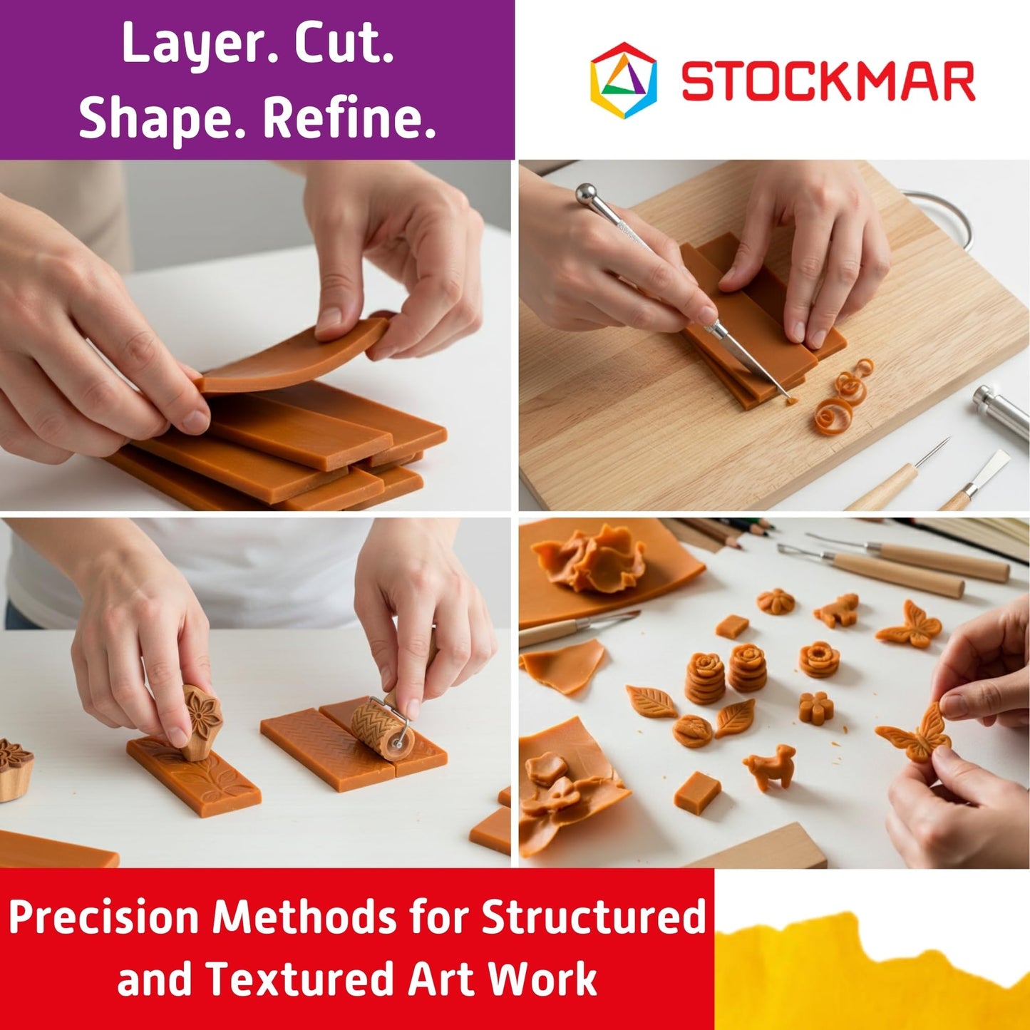 Stockmar Modeling Beeswax - Natural 15 Pack