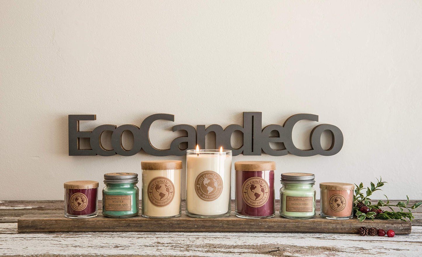 Eco Candle Co. Tea Light Candles, Sanctuary, 10-Pack - Scents of Black Orchid, Ginger, Cardamom, Lily, Leather, Amber, & Kyara - Recyclable, 100% Soy Wax, No Lead, Hand Made, .6 oz. Each