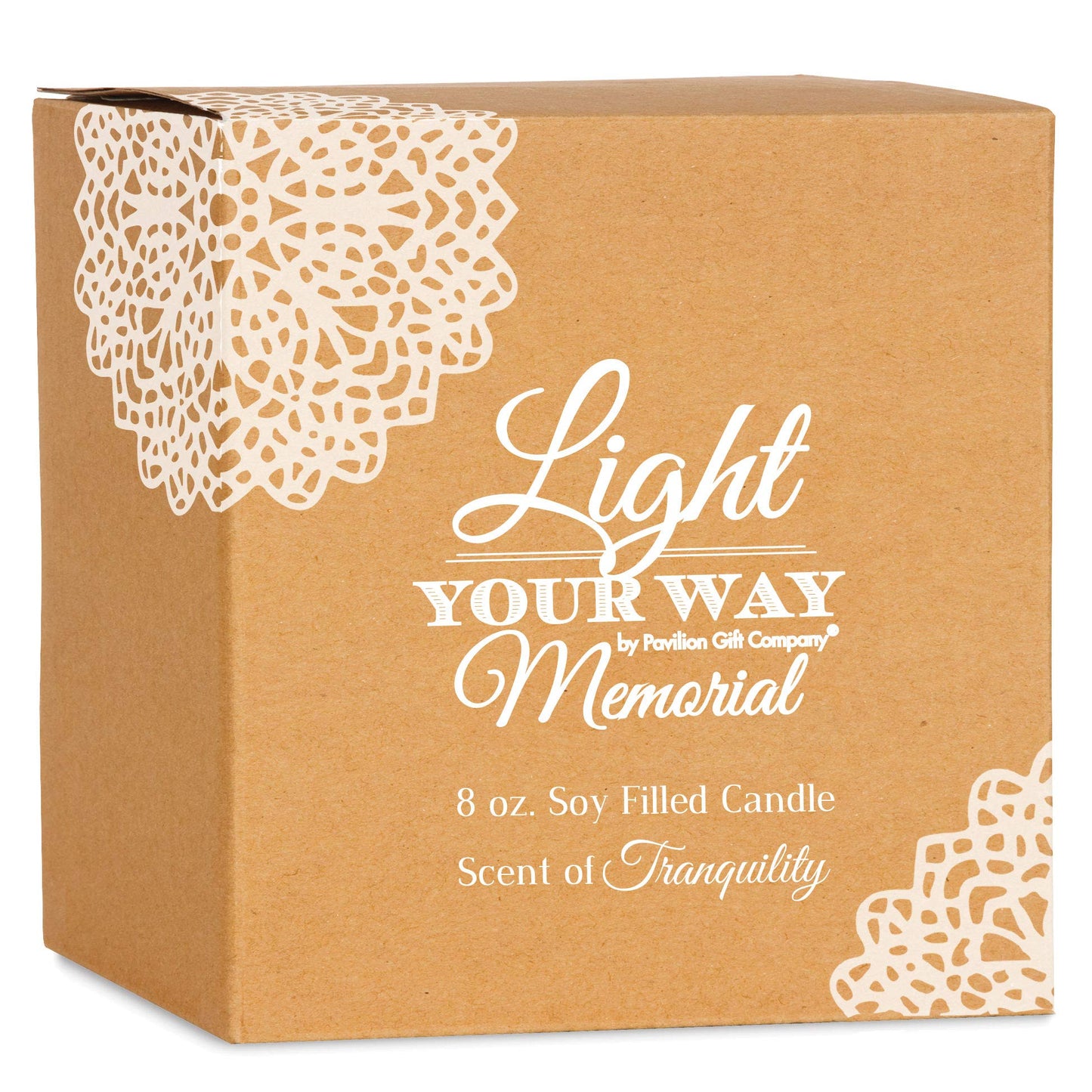 Pavilion Gift Company - Amazing Friend 8 oz Bereavement Candle, Memorial Gifts for Loss of Mother Father Friend Loved One, Remembrance, Condolences, Sympathy, 1 Count, Cream